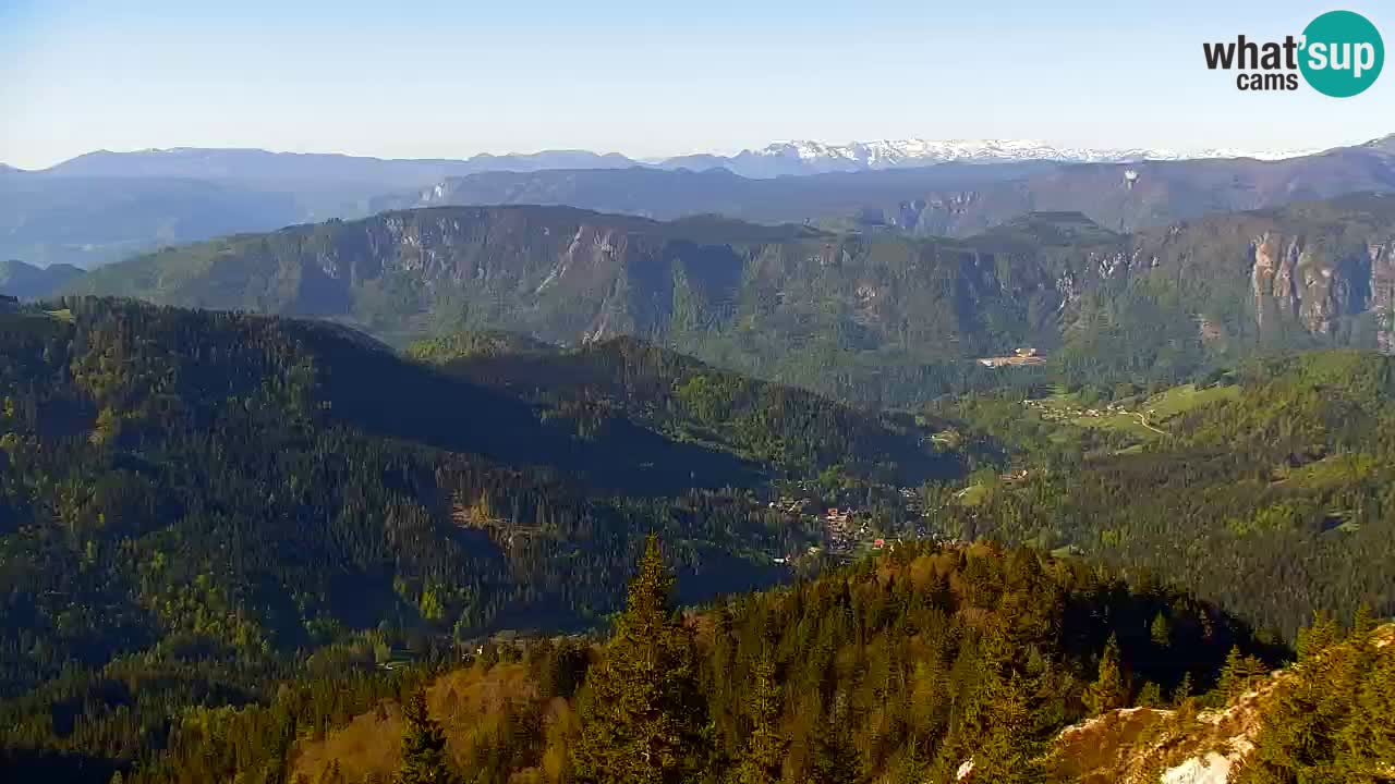 Koča na Golici Webcam (1582 m) – Slowenien