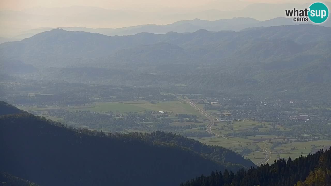 Koča na Golici Webcam (1582 m) – Slowenien