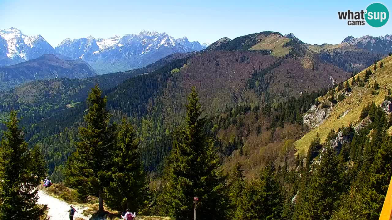 Spletna kamera Koča na Golici (1582 m) – Jesenice