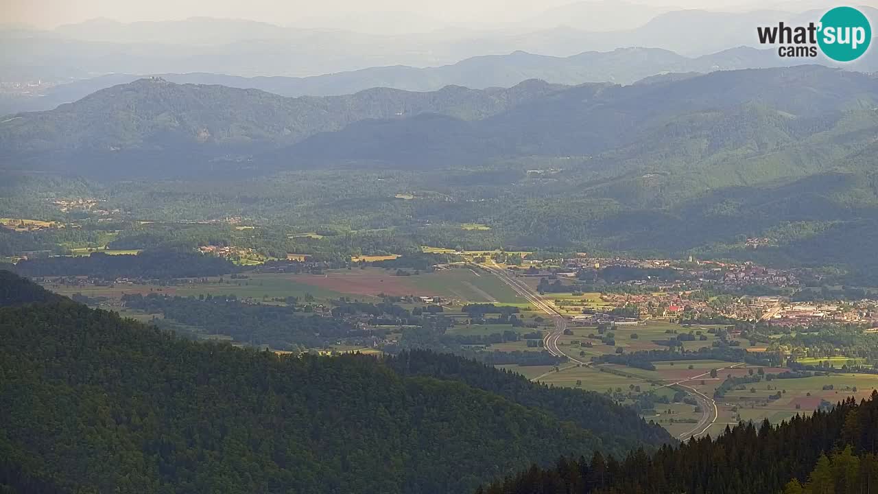 Koča na Golici Webcam (1582 m) – Slowenien