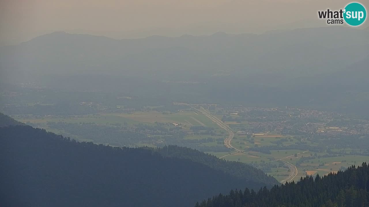 Koča na Golici Webcam (1582 m) – Slowenien