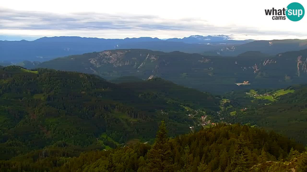 Koča na Golici Webcam (1582 m) – Slowenien