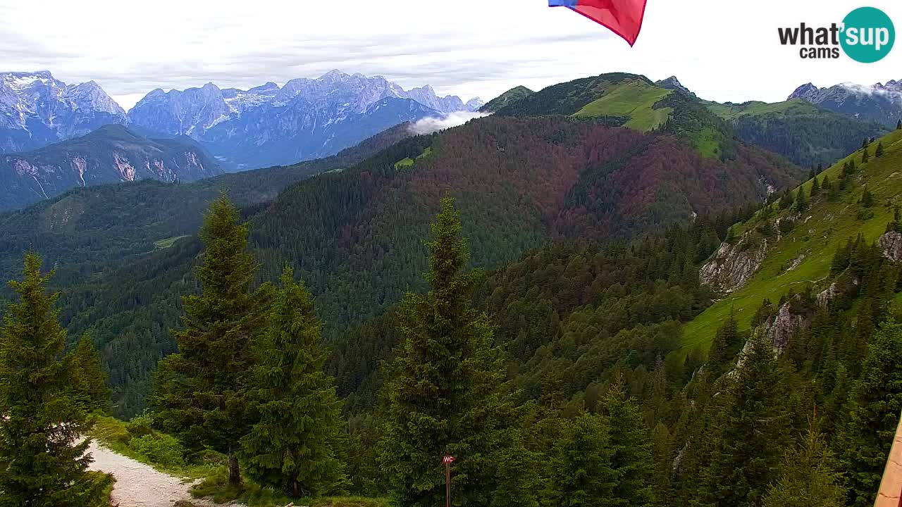 Webcam na Golici – Baita di montagna (1582 m) – Slovenia