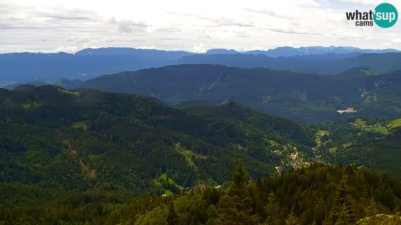 Koča na Golici Webcam (1582 m) – Slowenien