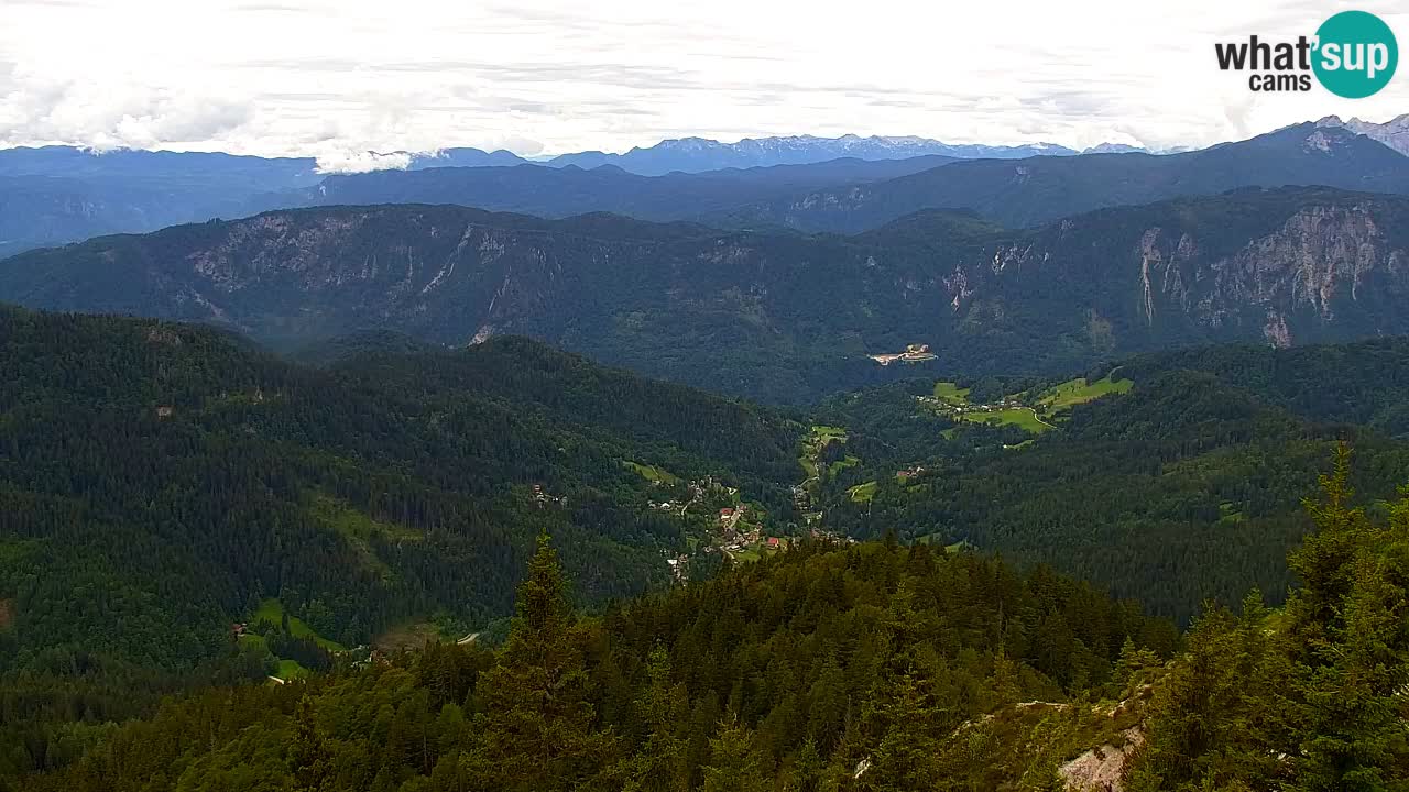 Koča na Golici Webcam (1582 m) – Slowenien