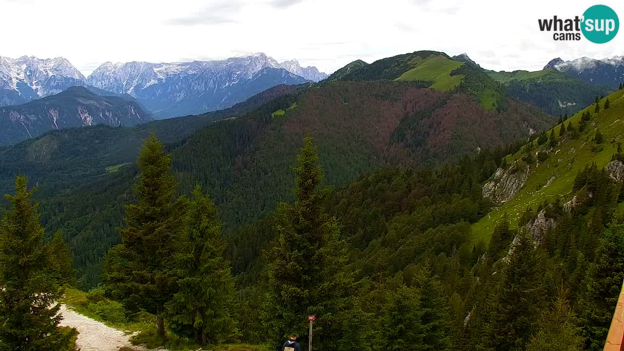Webcam na Golici – Baita di montagna (1582 m) – Slovenia