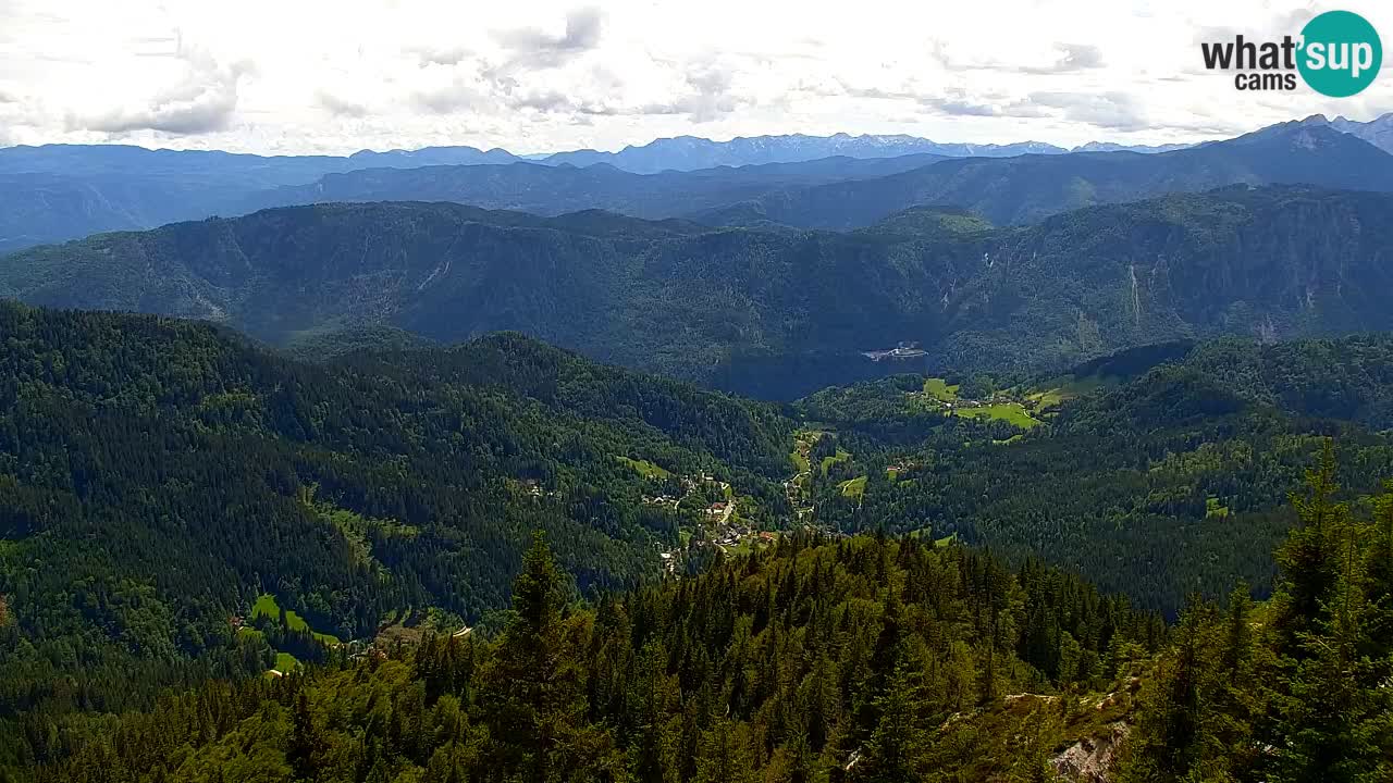 Koča na Golici Webcam (1582 m) – Slowenien