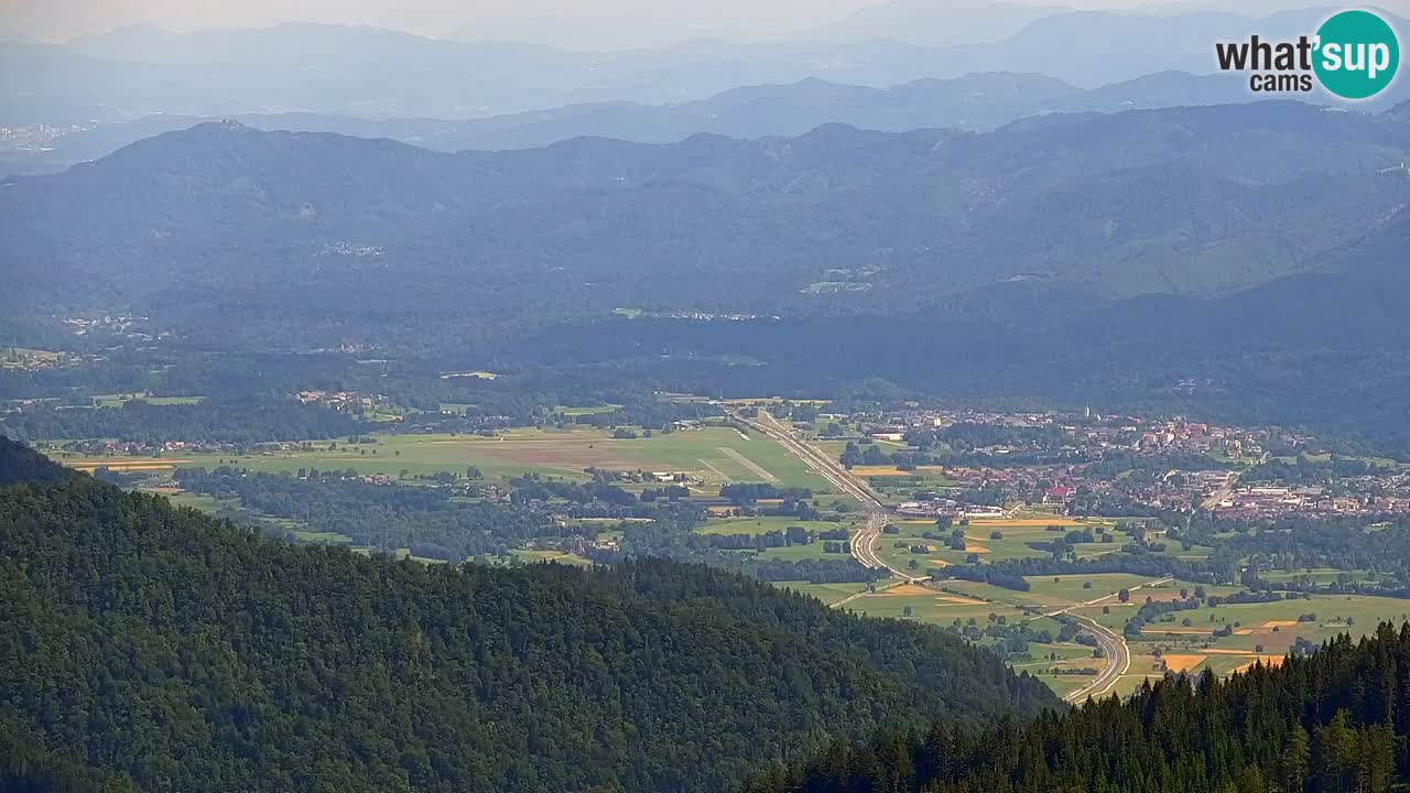 Koča na Golici Webcam (1582 m) – Slowenien