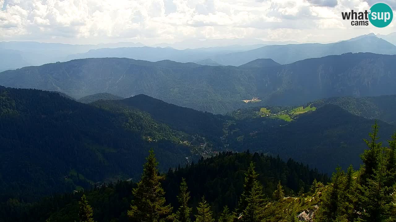 Koča na Golici Webcam (1582 m) – Slowenien