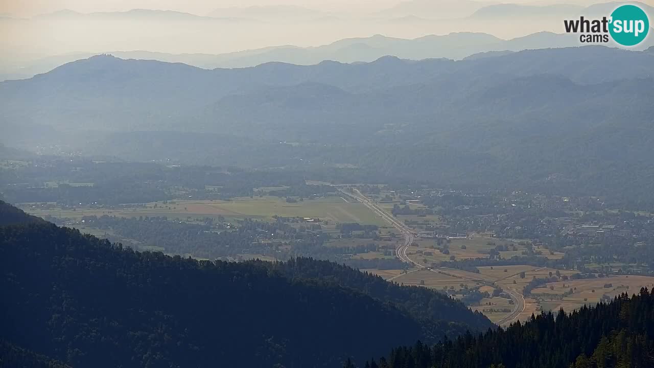 Koča na Golici Webcam (1582 m) – Slowenien