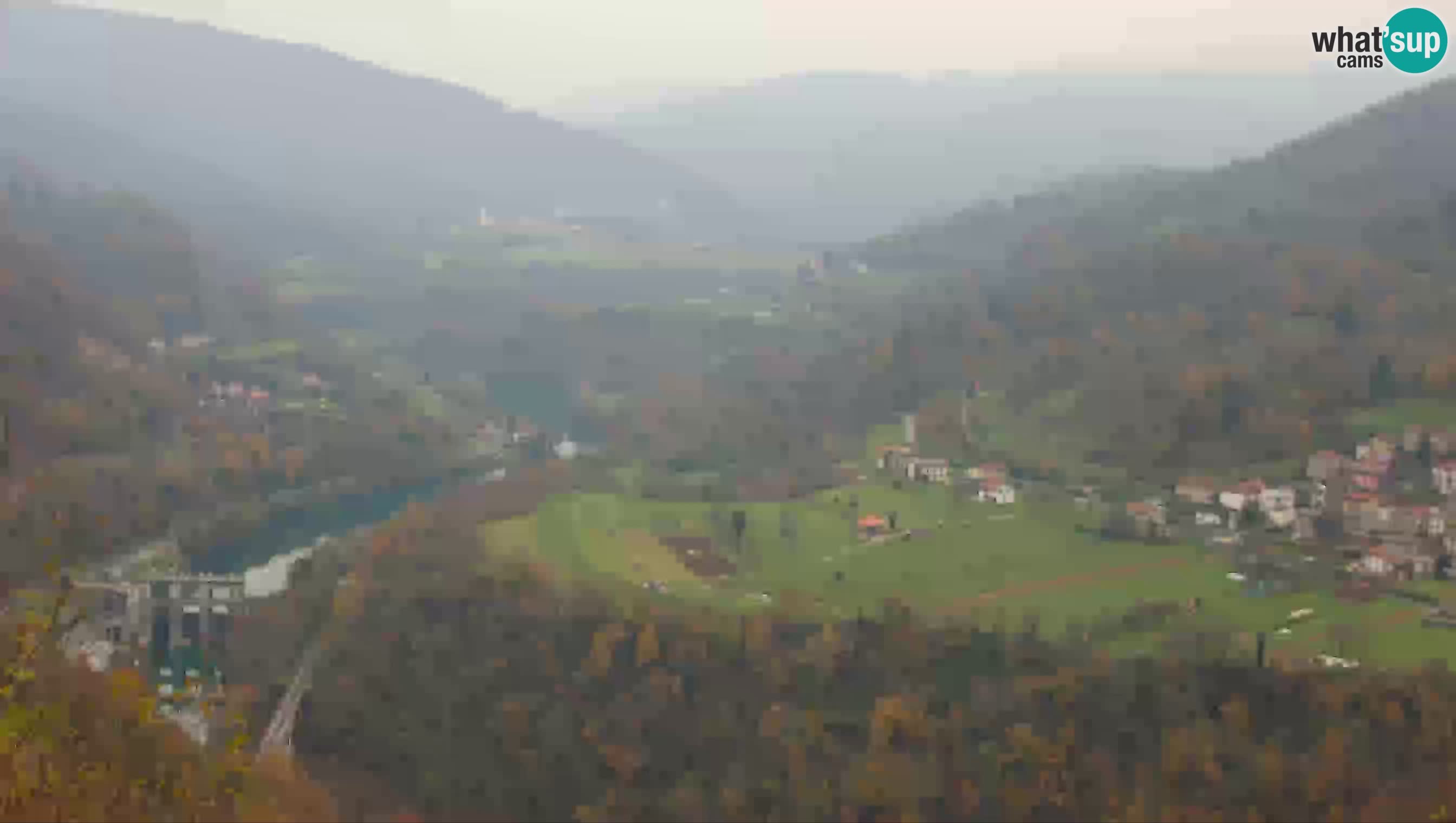 Live Webcam Kanal ob Soči – Vista sul fiume Isonzo, Ajba, Bodrež e Ročinj