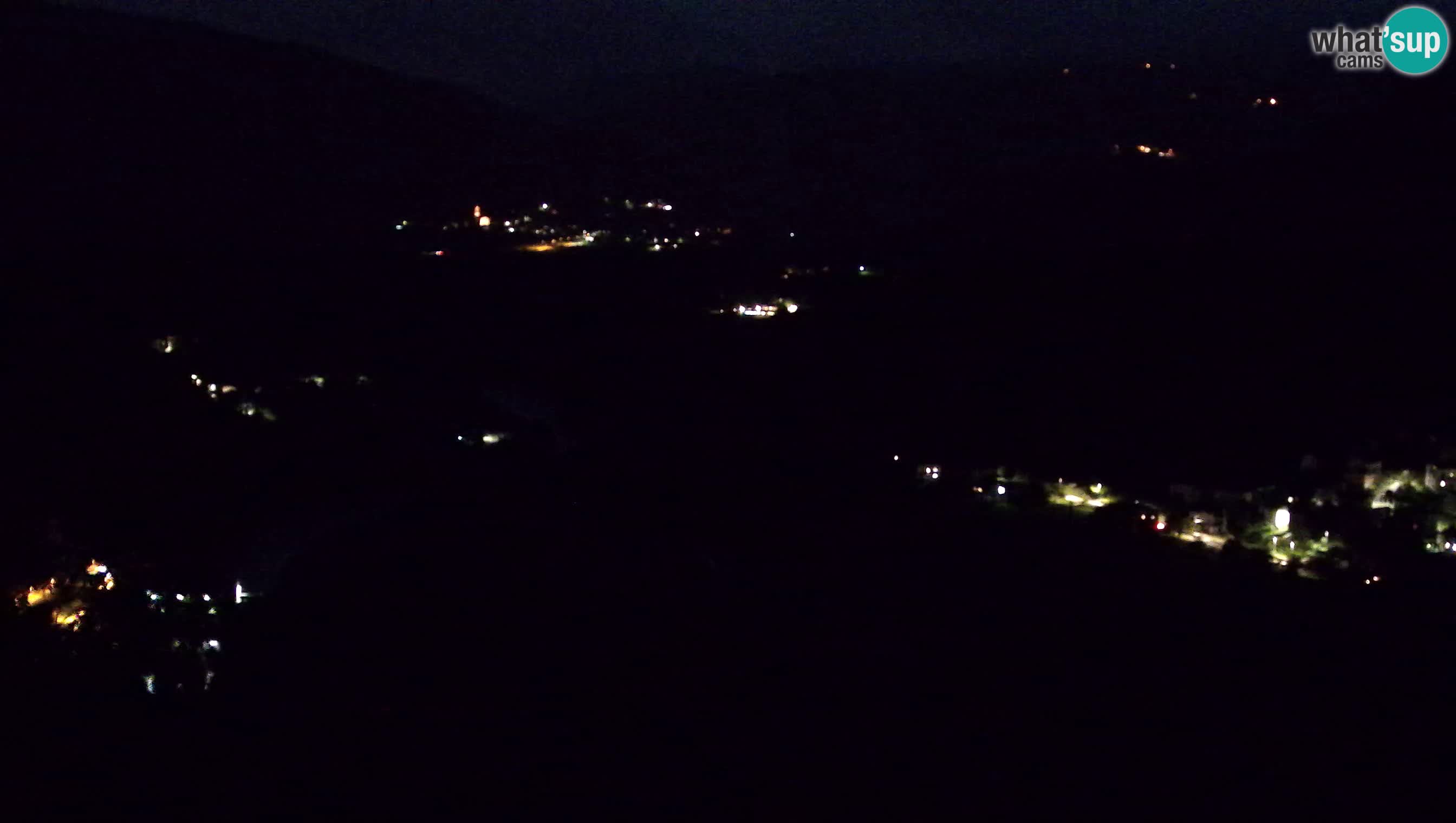 Camera en vivo Kanal ob Soči – Vue sur la rivière Soča, Ajba, Bodrež y Ročinj