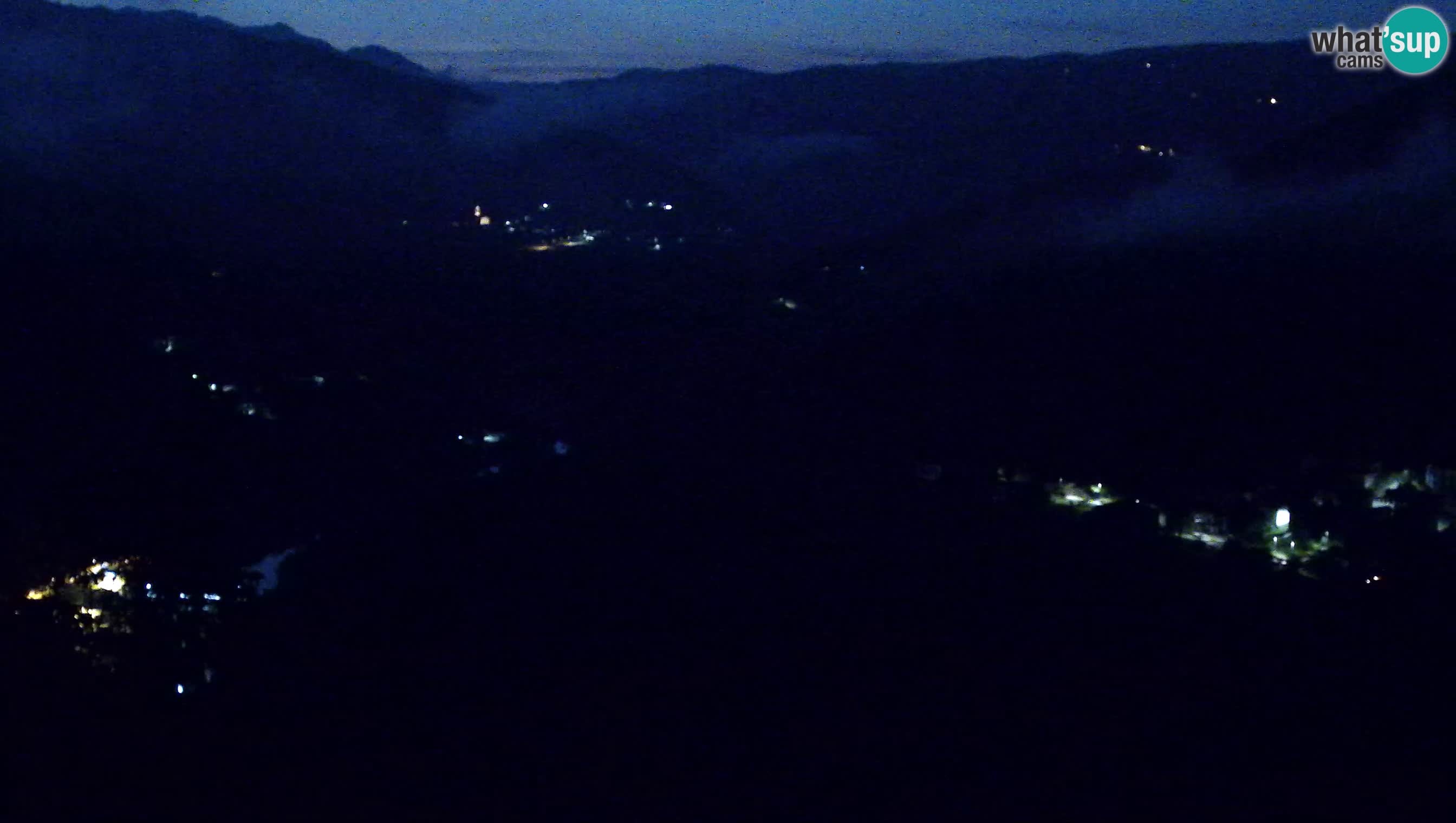 Live Webcam Kanal ob Soči – View to Soča river, Ajba, Bodrež and Ročinj