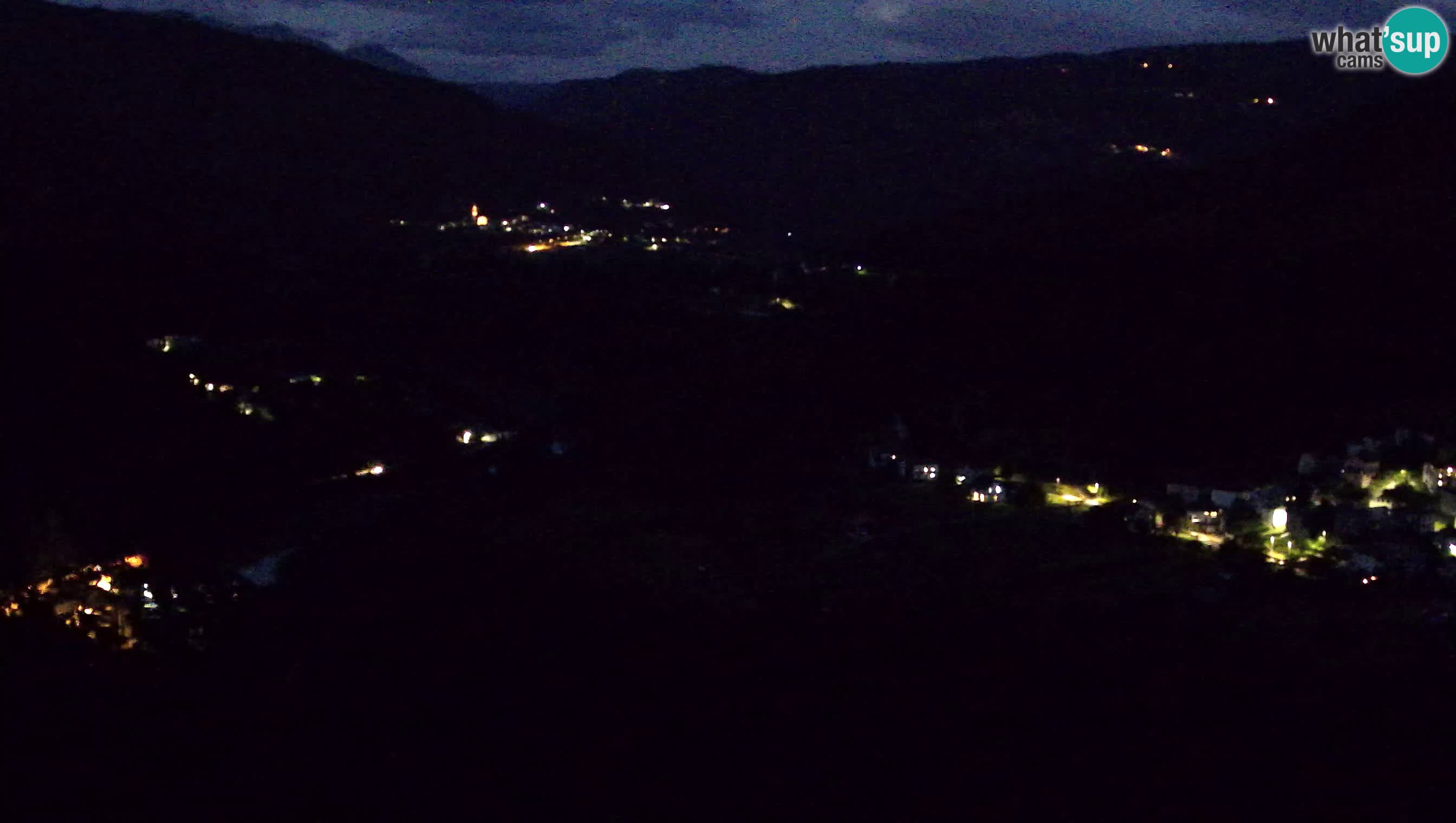 Live Webcam Kanal ob Soči – View to Soča river, Ajba, Bodrež and Ročinj