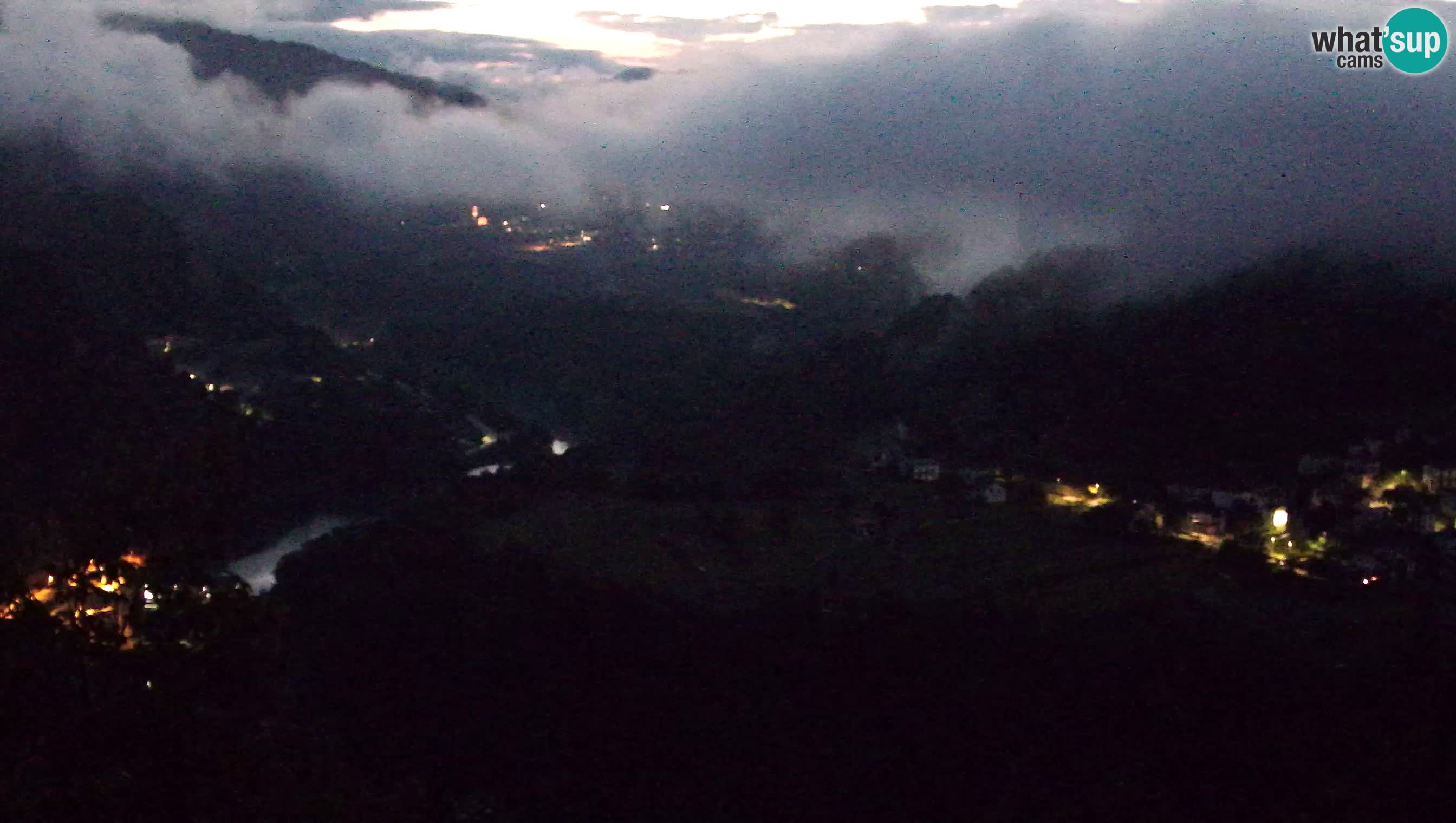 Live Webcam Kanal ob Soči – Vista sul fiume Isonzo, Ajba, Bodrež e Ročinj