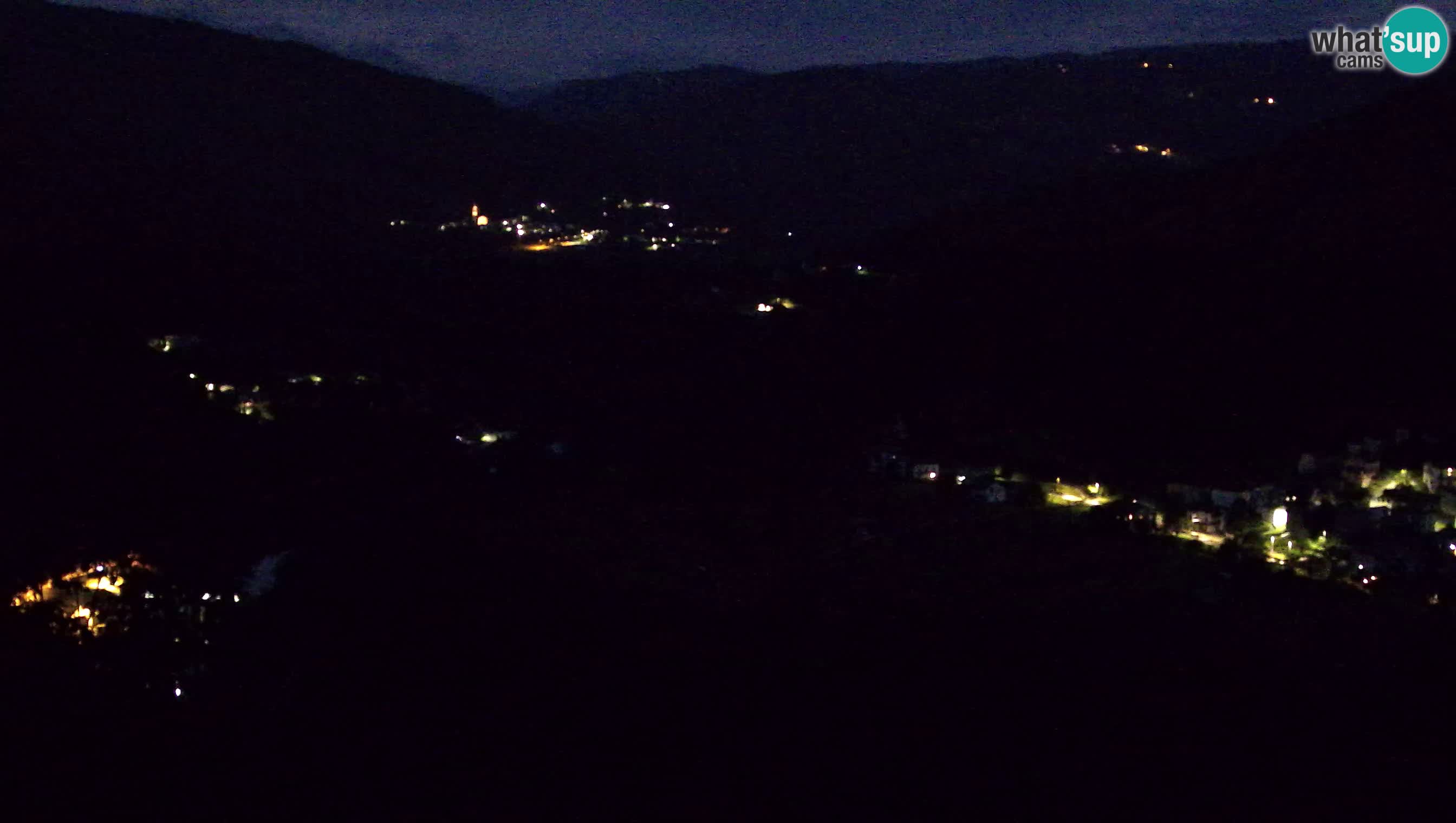 Camera en vivo Kanal ob Soči – Vue sur la rivière Soča, Ajba, Bodrež y Ročinj