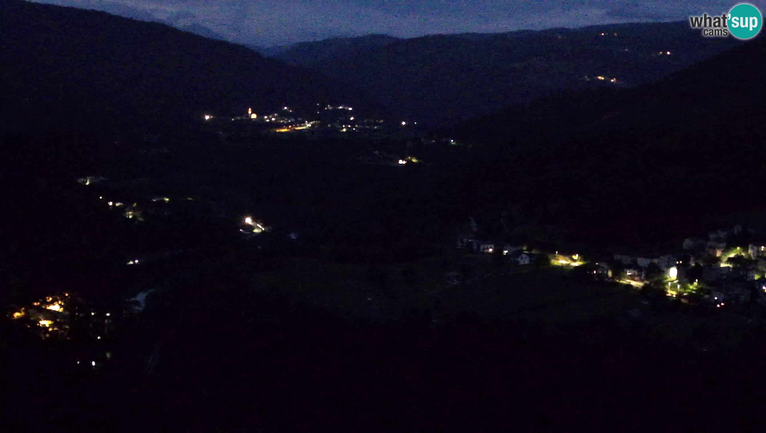Live Webcam Kanal ob Soči – Vue sur la rivière Soča, Ajba, Bodrež et Ročinj