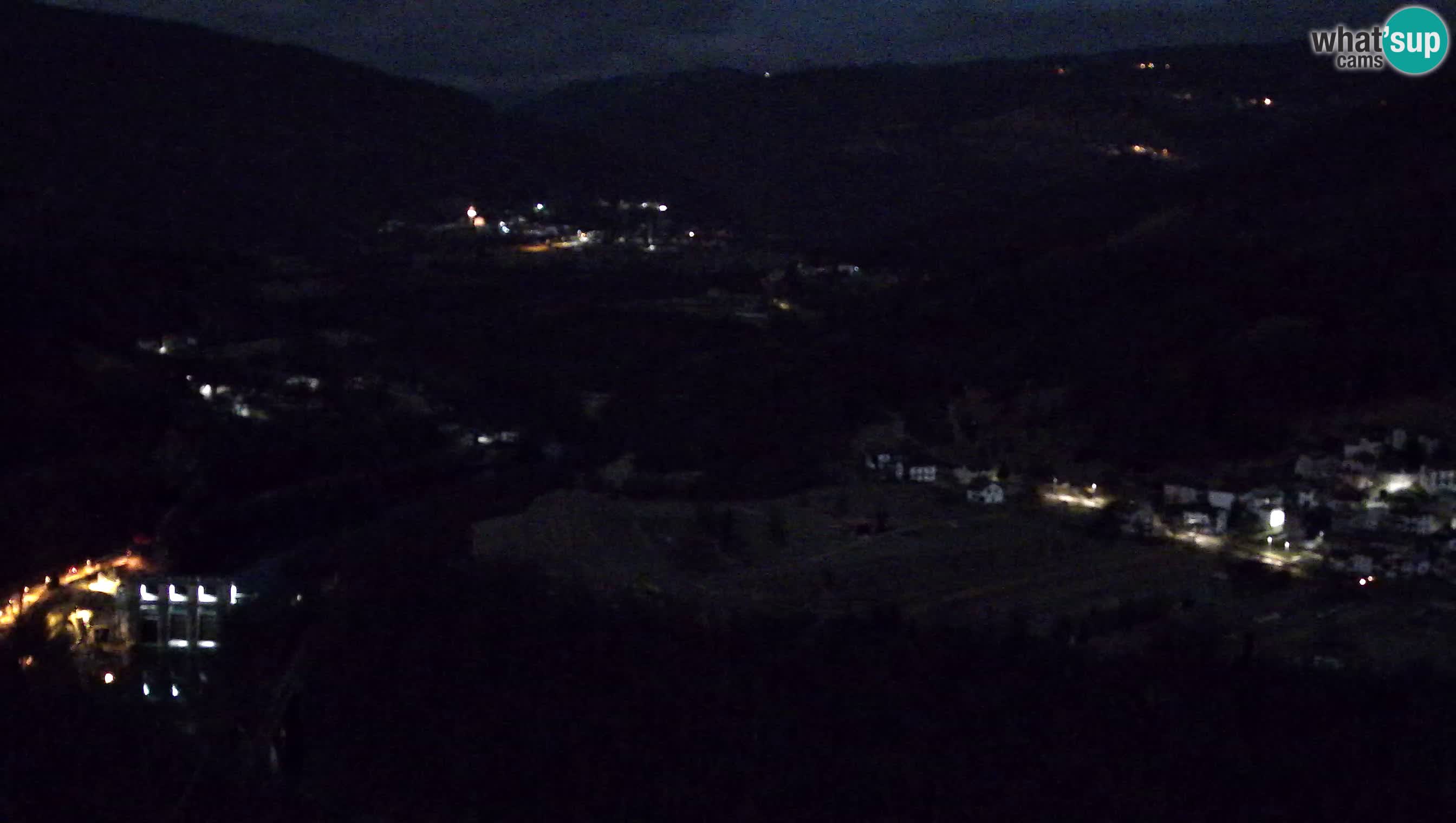 Live Webcam Kanal ob Soči – Vue sur la rivière Soča, Ajba, Bodrež et Ročinj