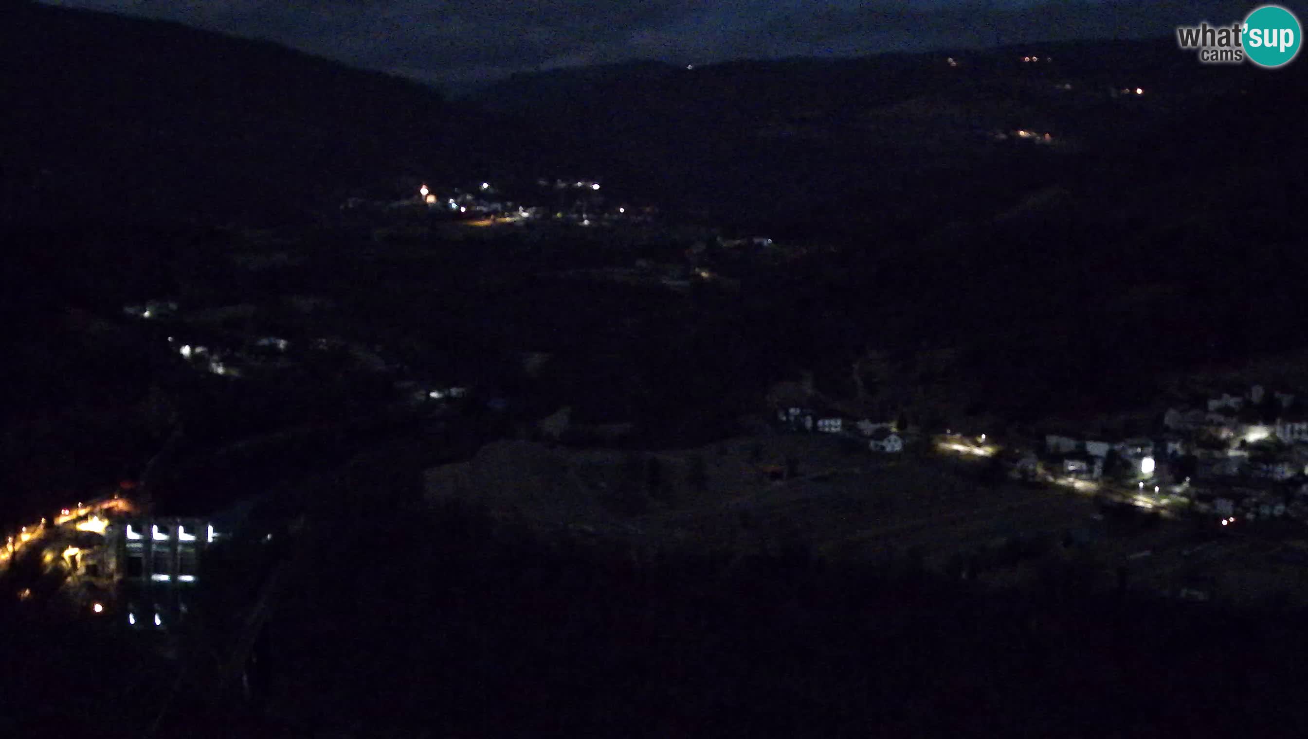 Camera en vivo Kanal ob Soči – Vue sur la rivière Soča, Ajba, Bodrež y Ročinj