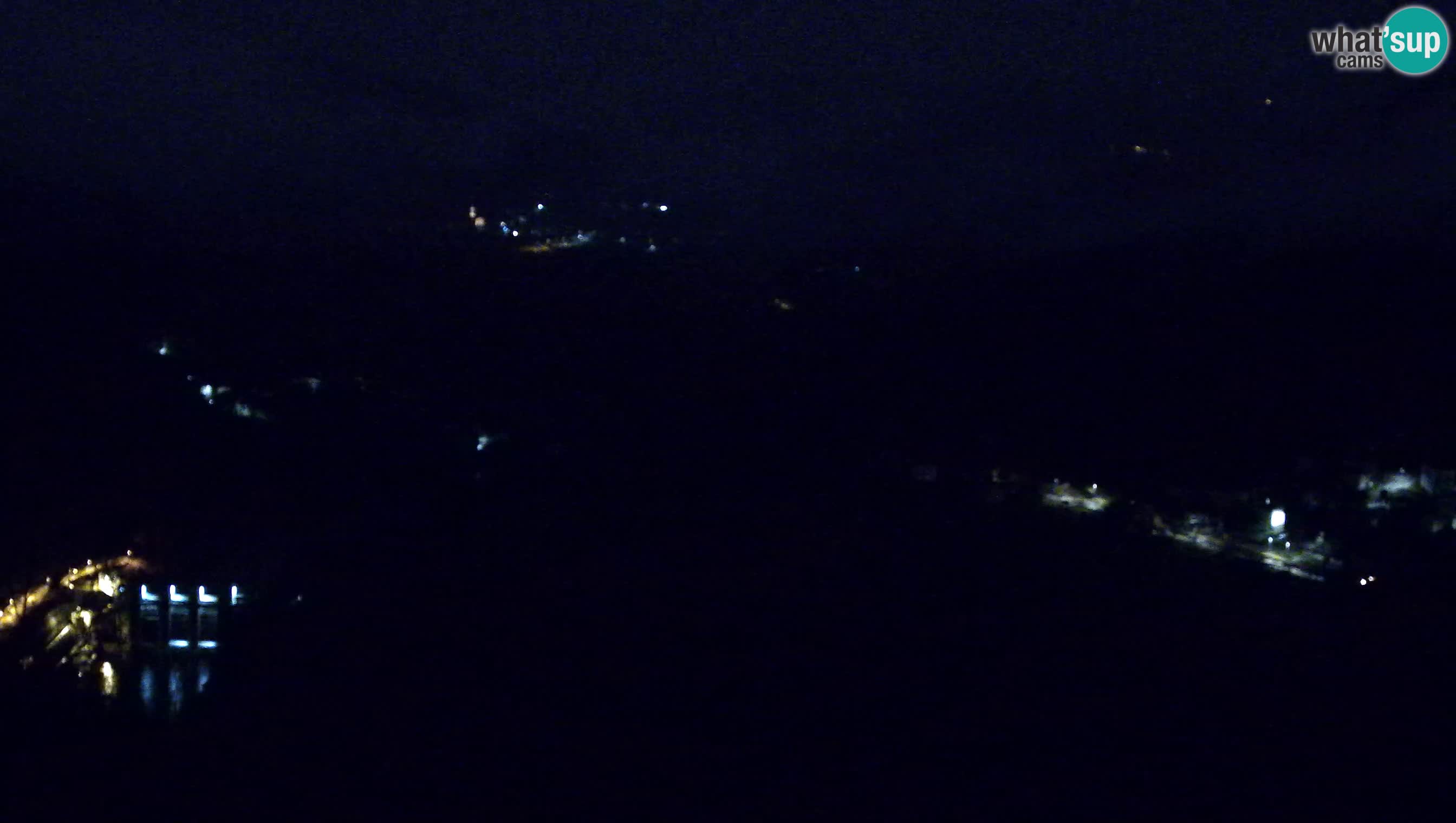 Camera en vivo Kanal ob Soči – Vue sur la rivière Soča, Ajba, Bodrež y Ročinj