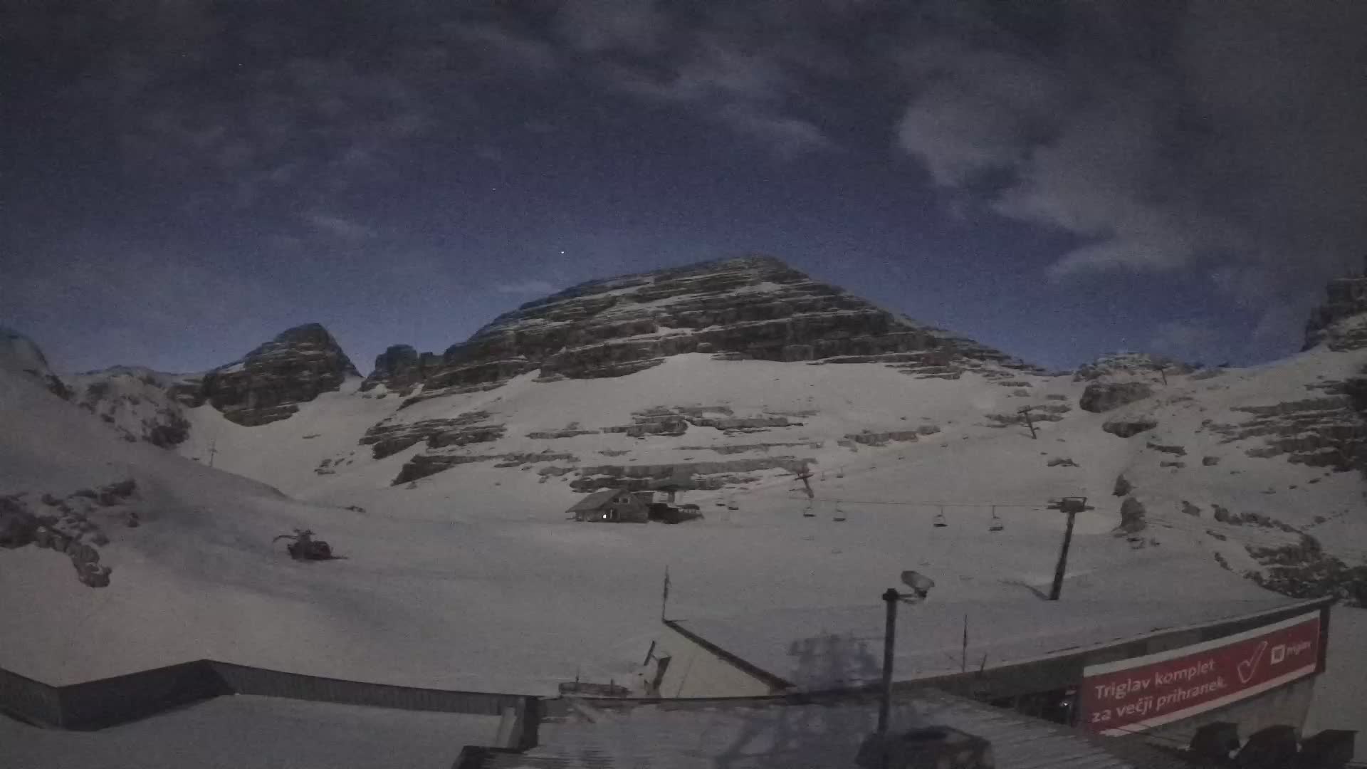 Stazione sciistica Kanin – vista verso Prestreljenik