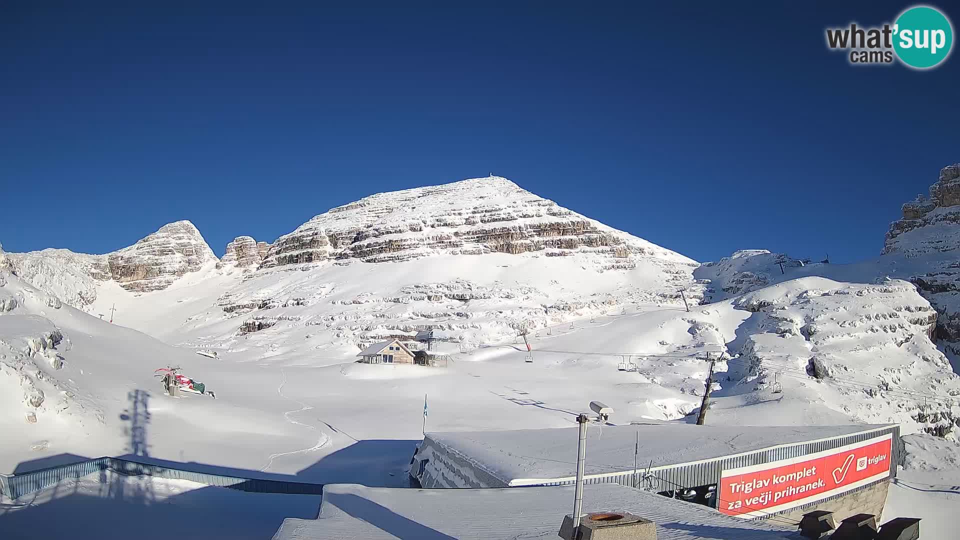 Skijalište Kanin – pogled na Prestreljenik