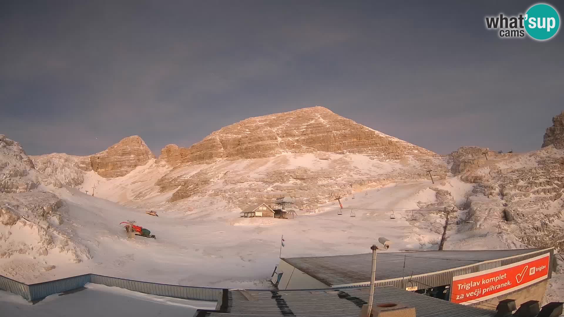 Stazione sciistica Kanin – vista verso Prestreljenik