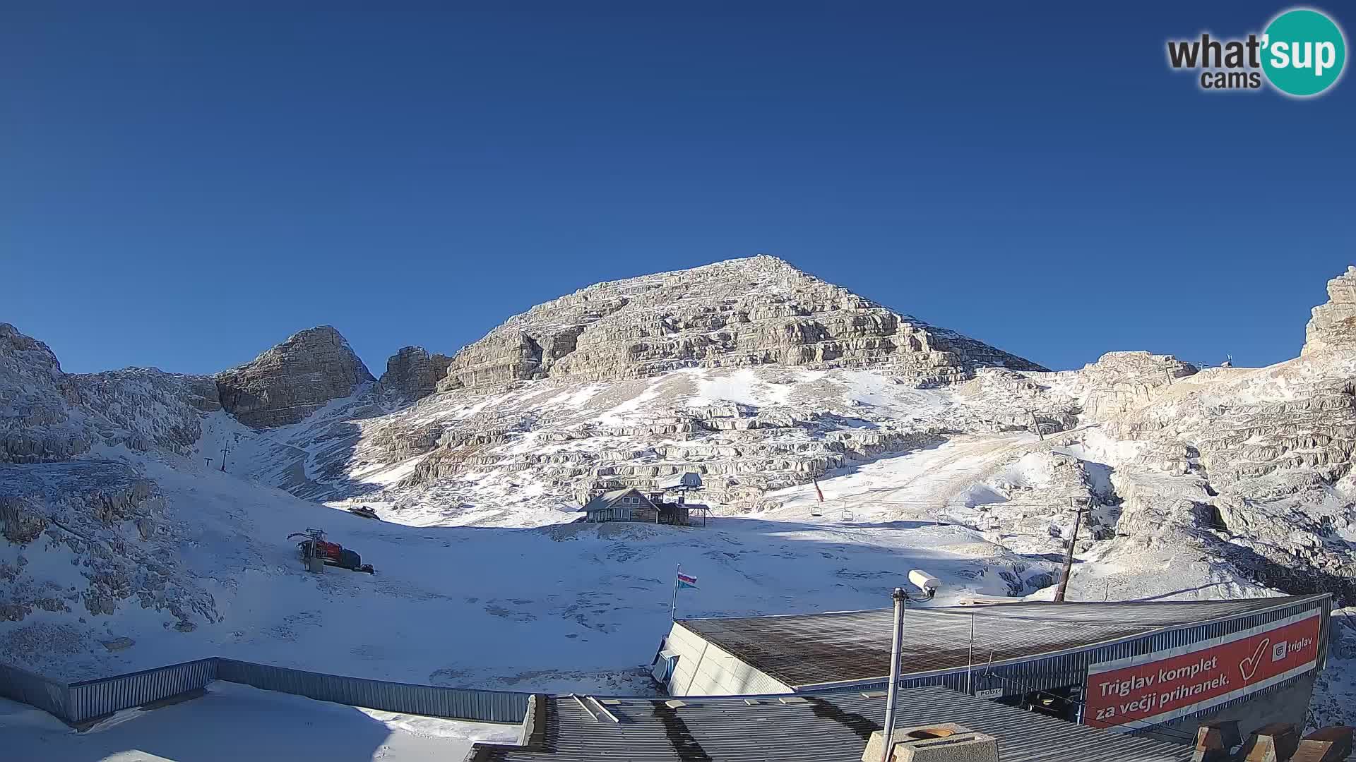 Stazione sciistica Kanin – vista verso Prestreljenik