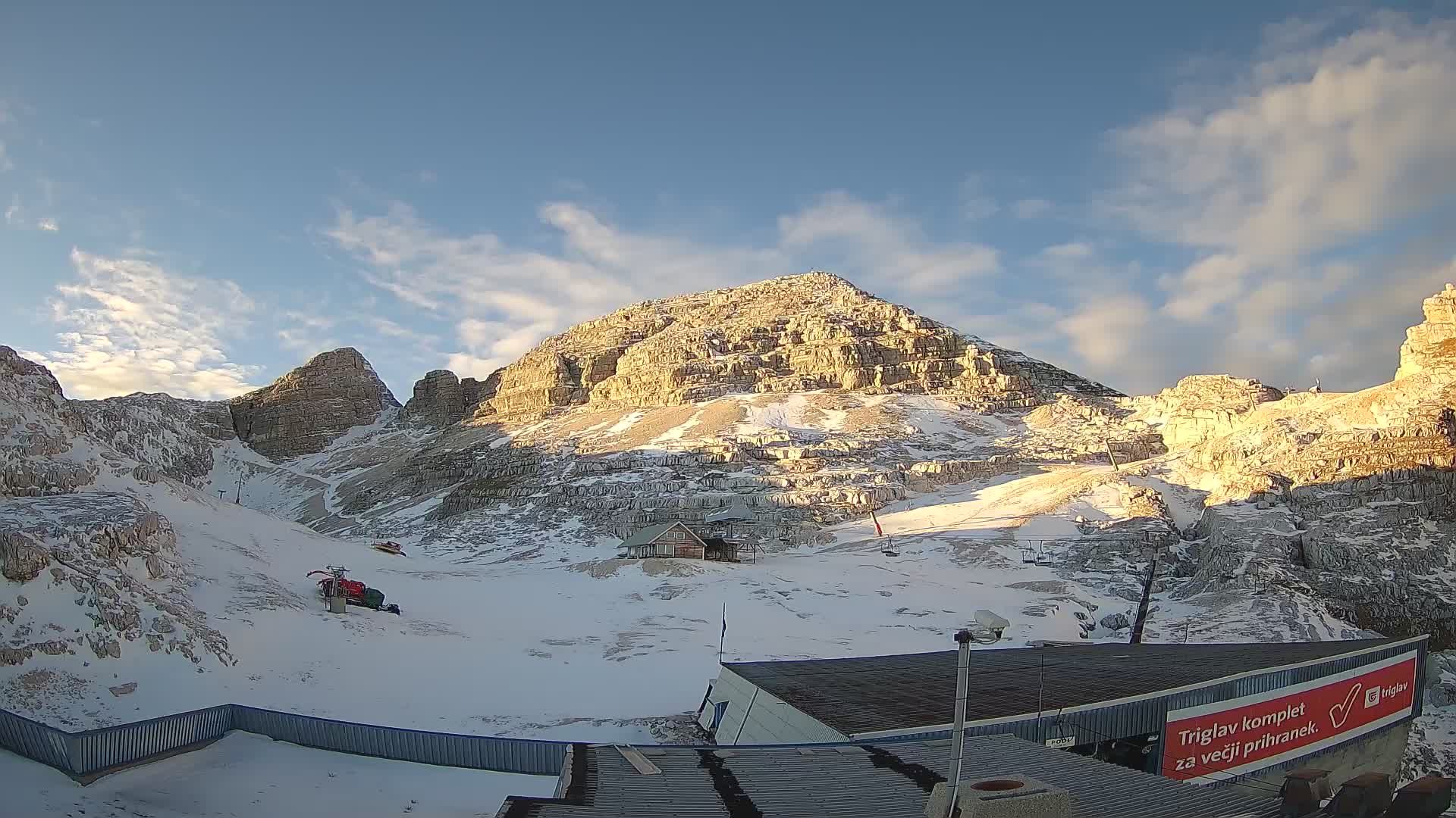 Stazione sciistica Kanin – vista verso Prestreljenik