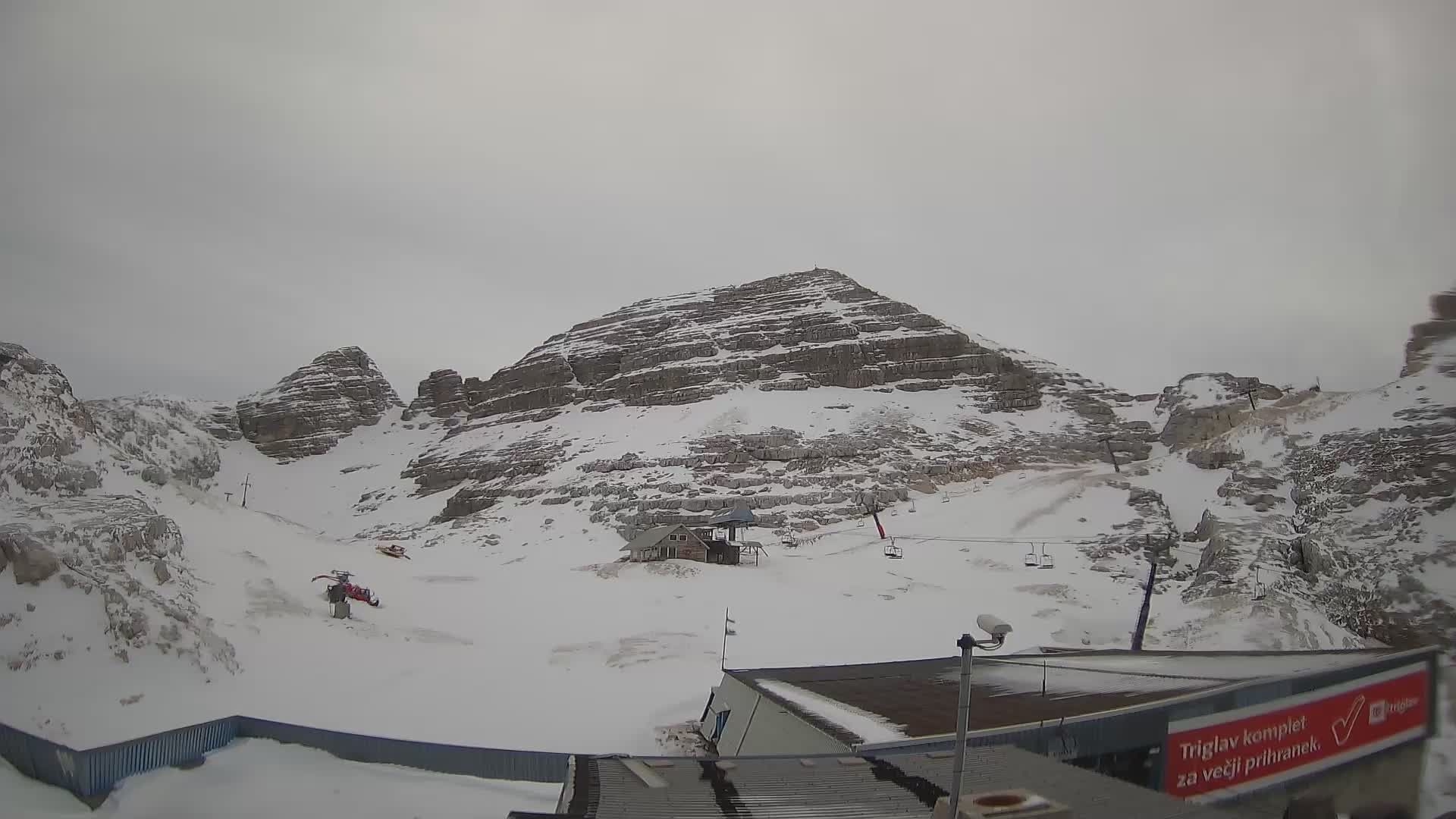 Stazione sciistica Kanin – vista verso Prestreljenik