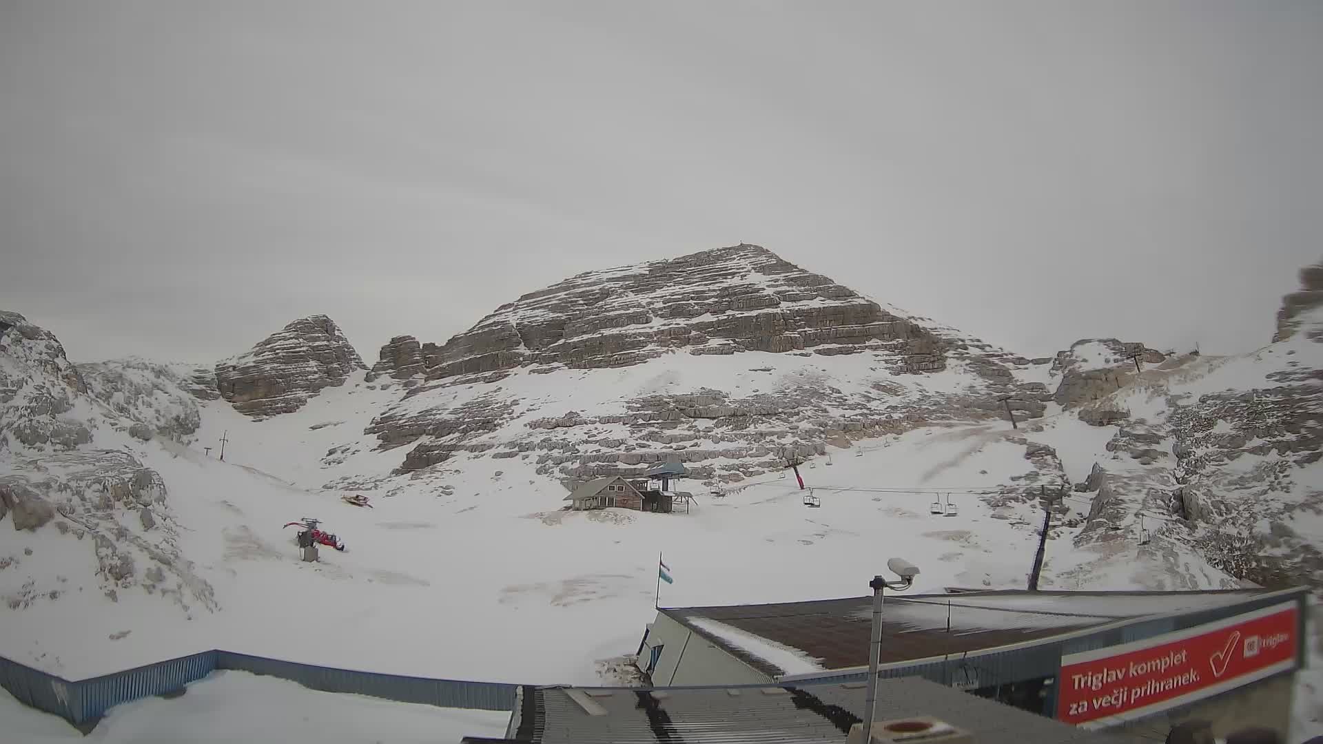 Stazione sciistica Kanin – vista verso Prestreljenik