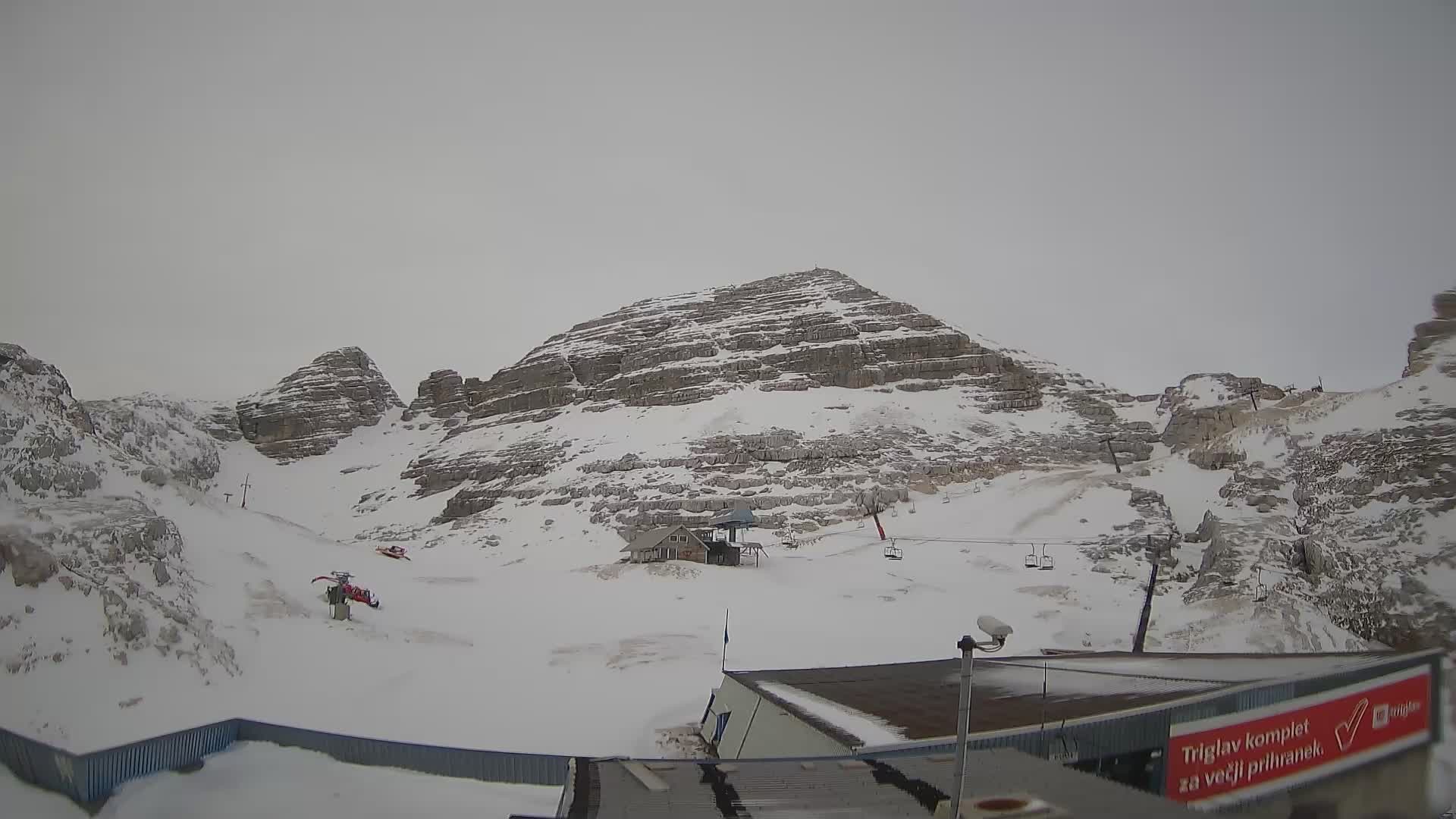 Stazione sciistica Kanin – vista verso Prestreljenik