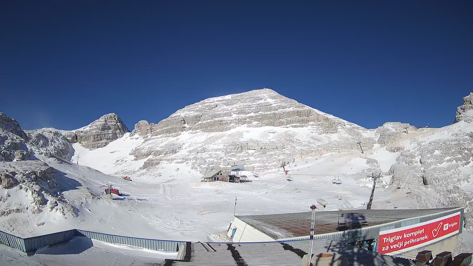 Stazione sciistica Kanin – vista verso Prestreljenik