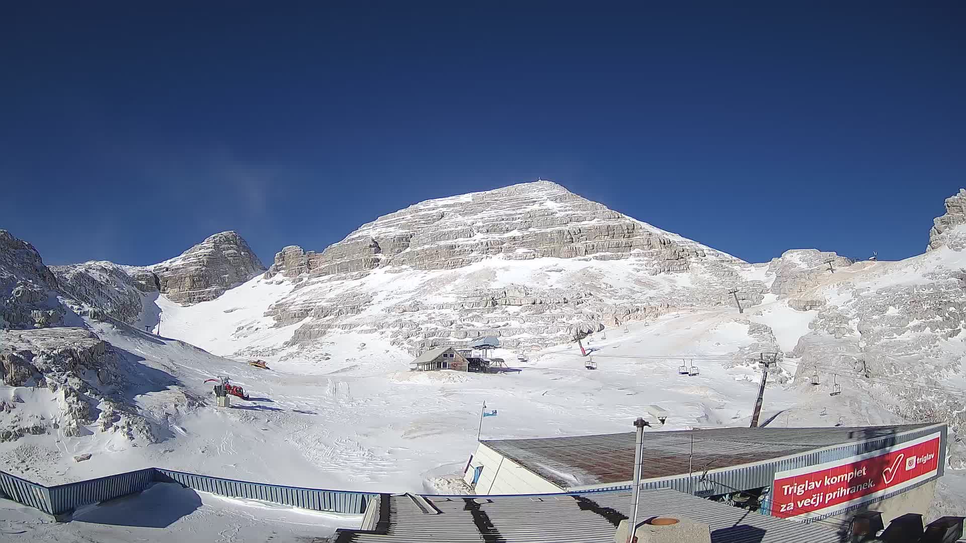 Stazione sciistica Kanin – vista verso Prestreljenik