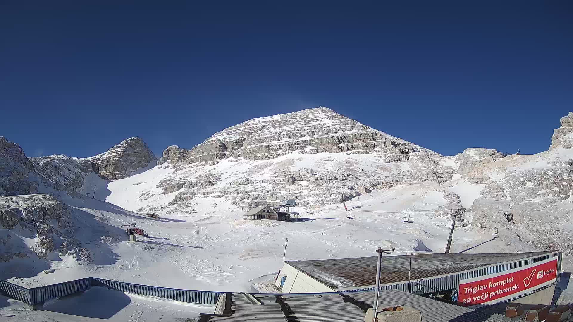 Skijalište Kanin – pogled na Prestreljenik