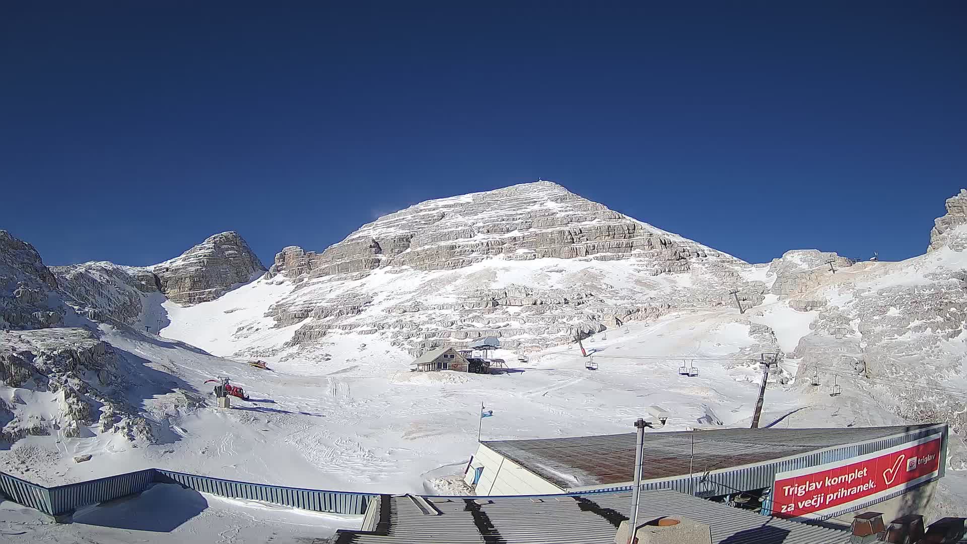 Stazione sciistica Kanin – vista verso Prestreljenik