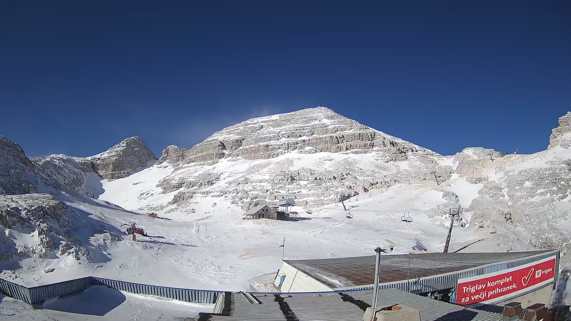 Stazione sciistica Kanin – vista verso Prestreljenik