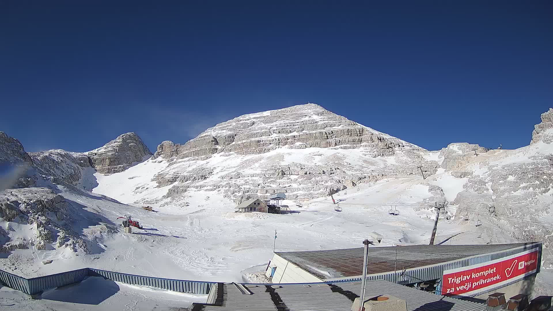 Stazione sciistica Kanin – vista verso Prestreljenik