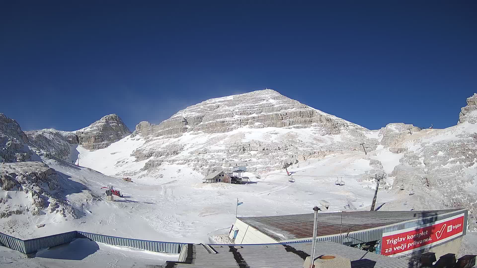 Stazione sciistica Kanin – vista verso Prestreljenik