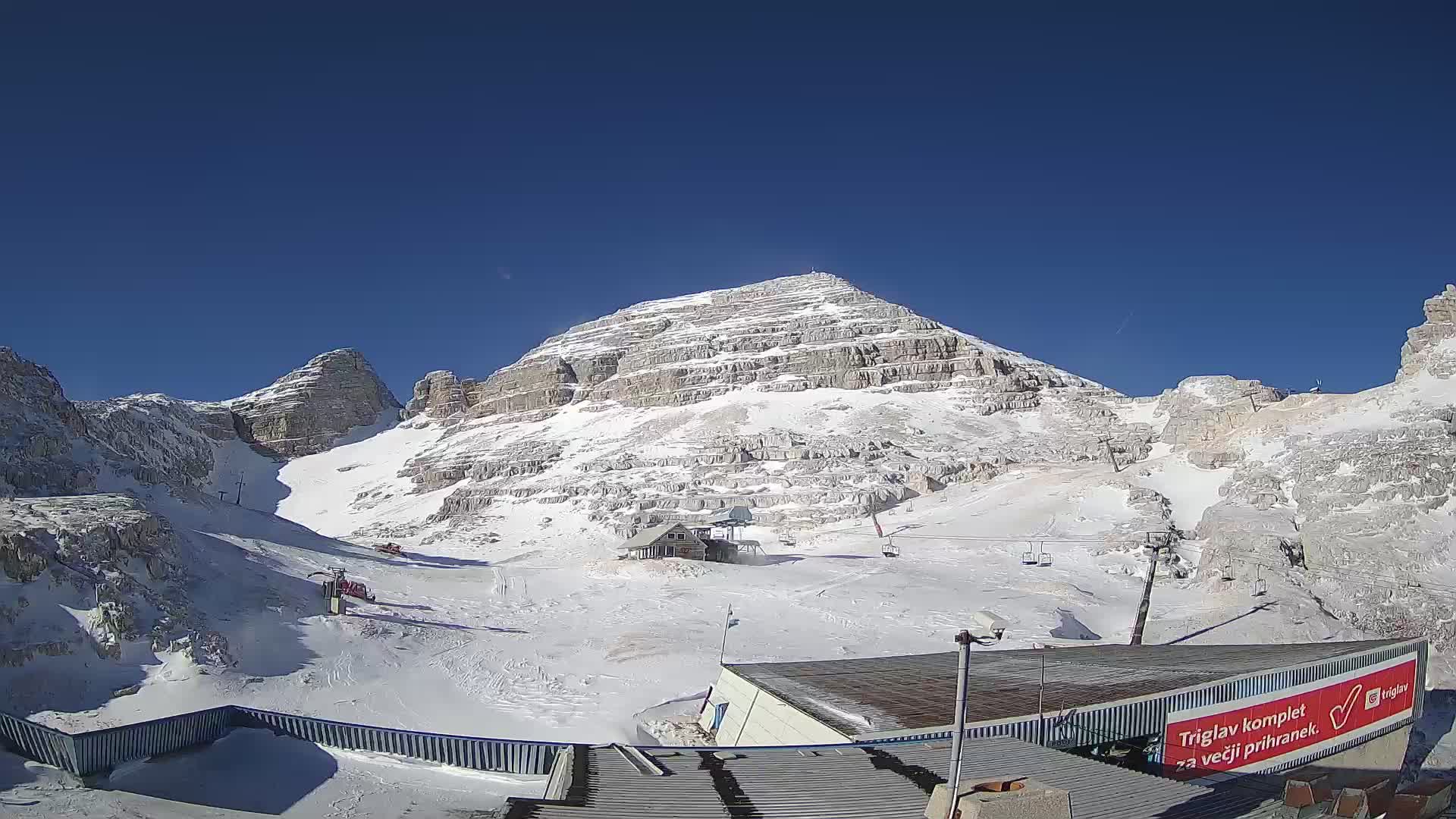 Stazione sciistica Kanin – vista verso Prestreljenik