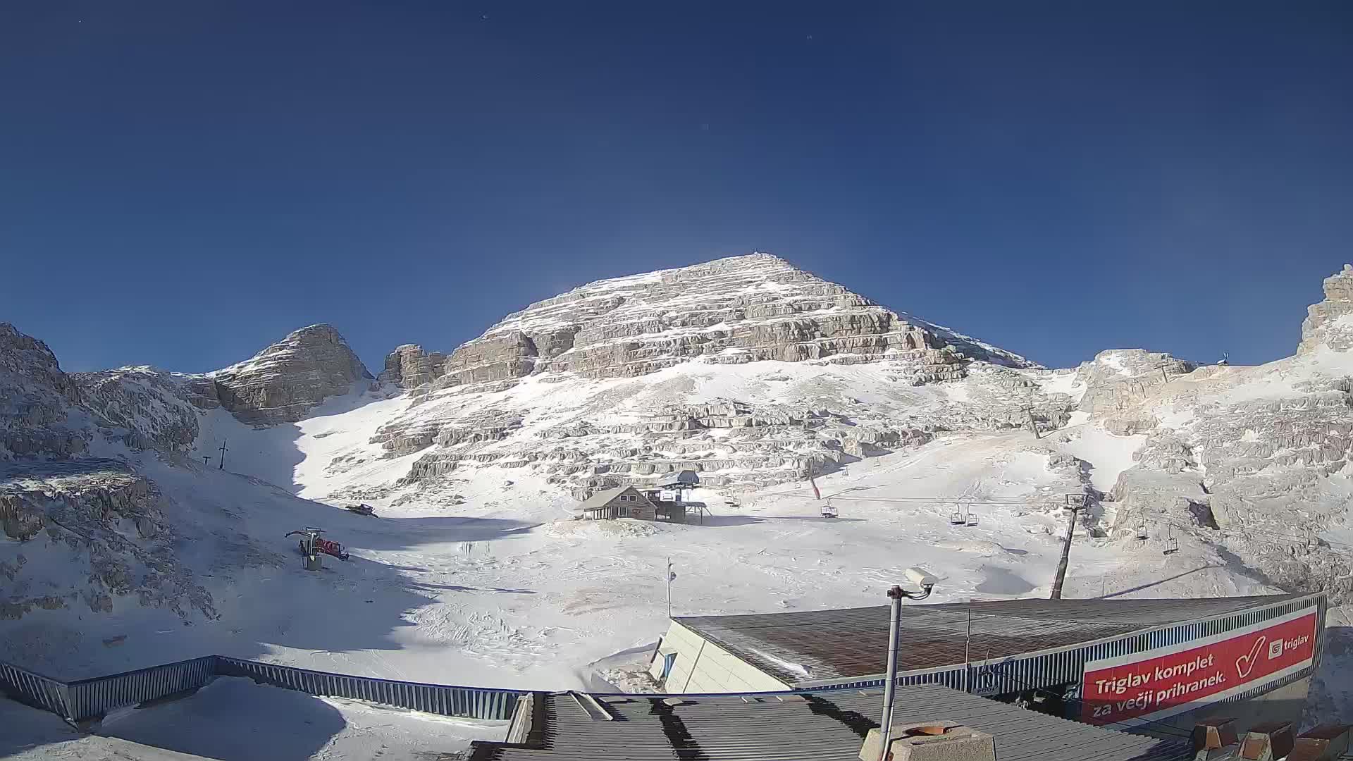 Stazione sciistica Kanin – vista verso Prestreljenik