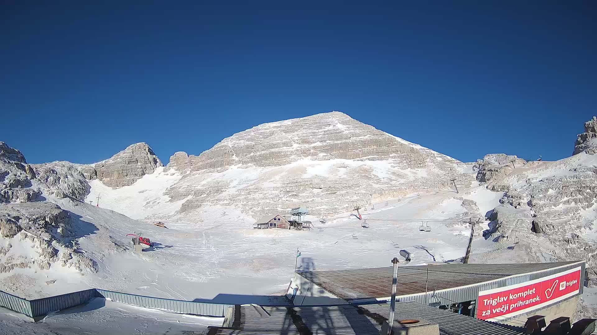 Skijalište Kanin – pogled na Prestreljenik