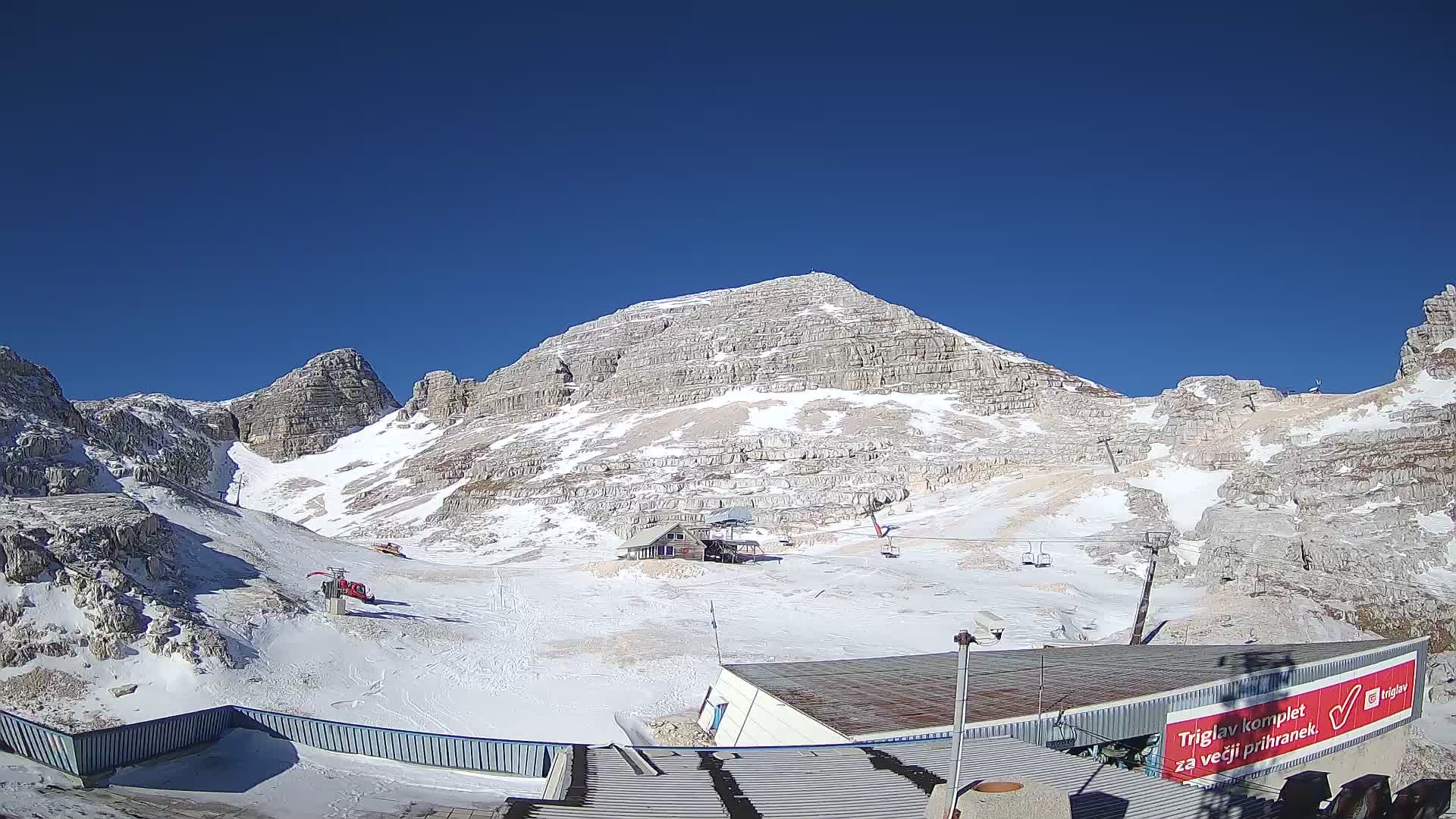 Stazione sciistica Kanin – vista verso Prestreljenik