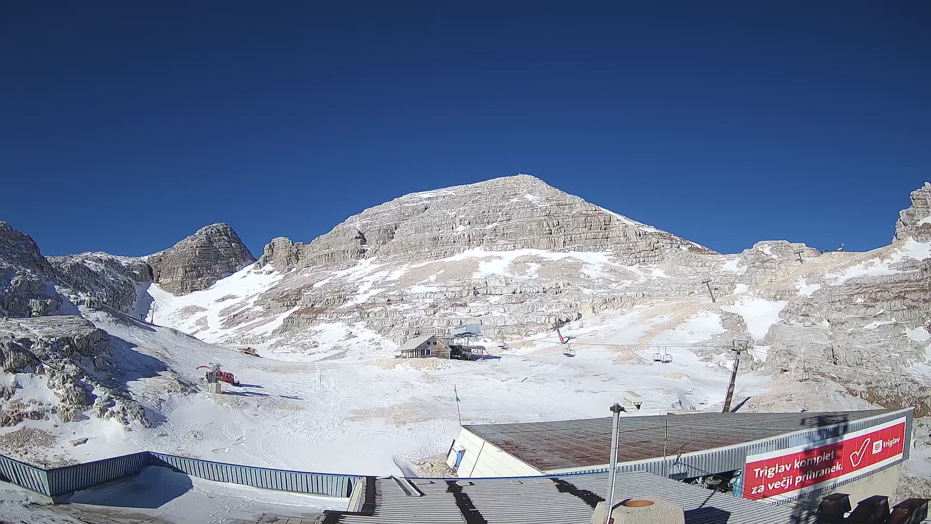 Stazione sciistica Kanin – vista verso Prestreljenik