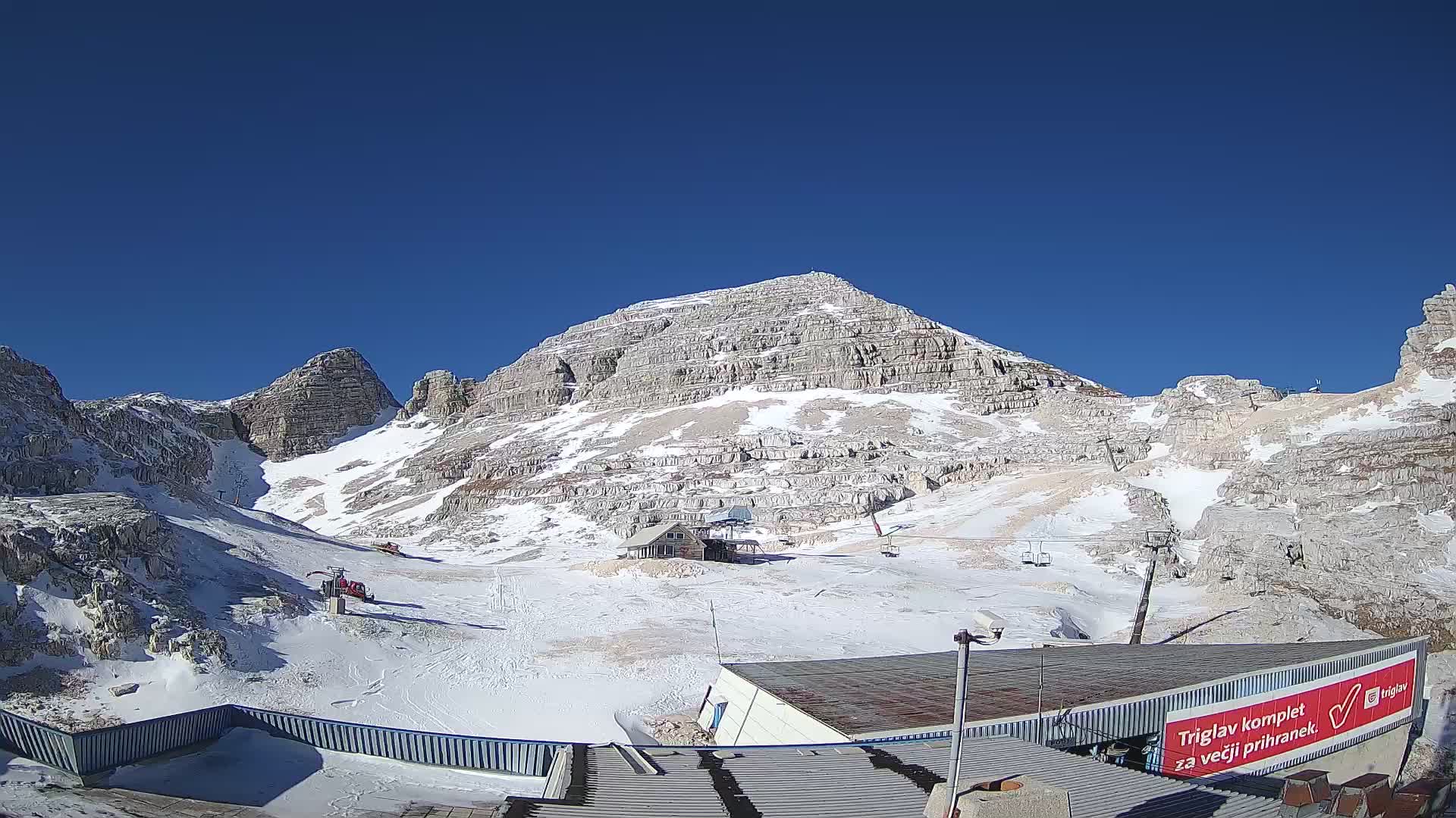 Stazione sciistica Kanin – vista verso Prestreljenik