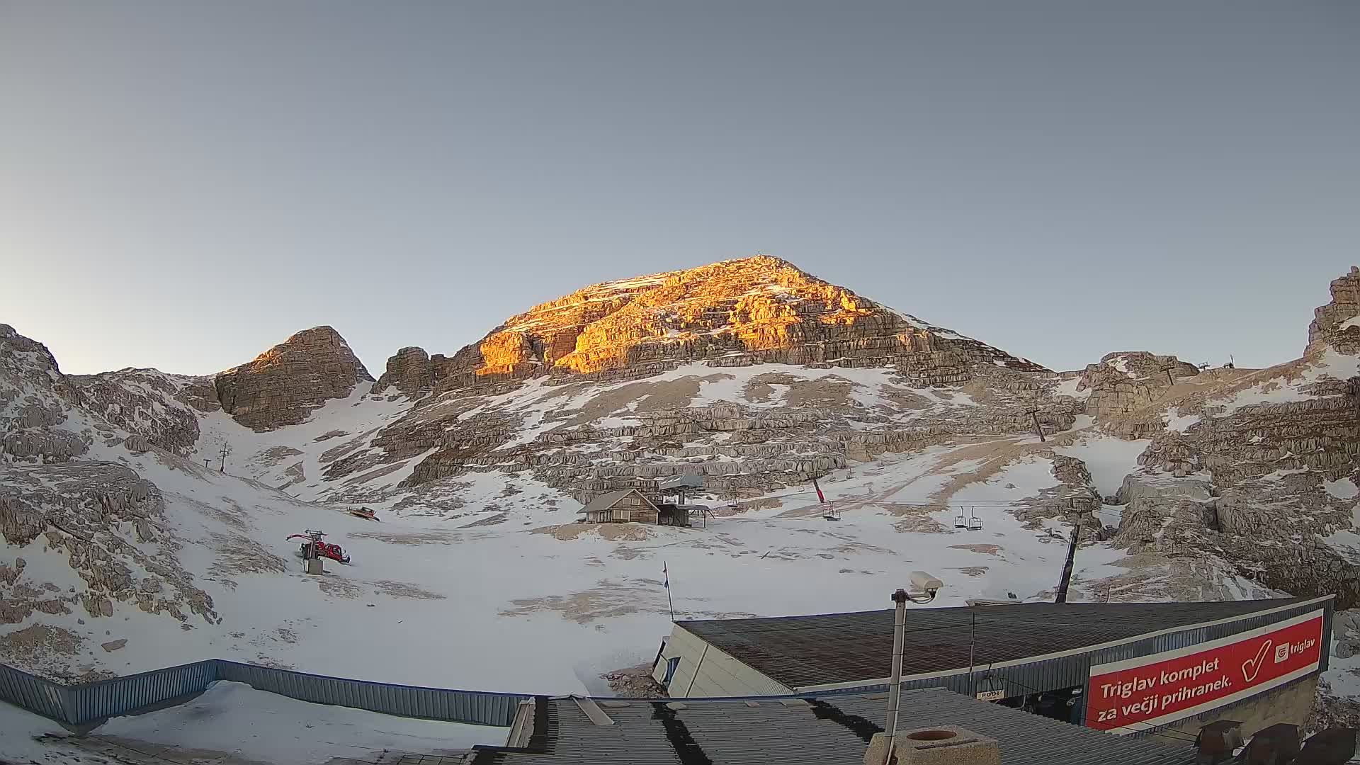 Stazione sciistica Kanin – vista verso Prestreljenik