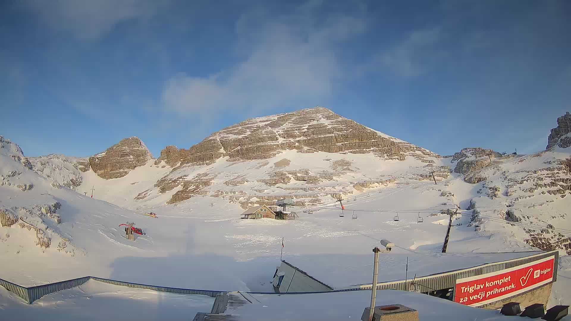 Skijalište Kanin – pogled na Prestreljenik