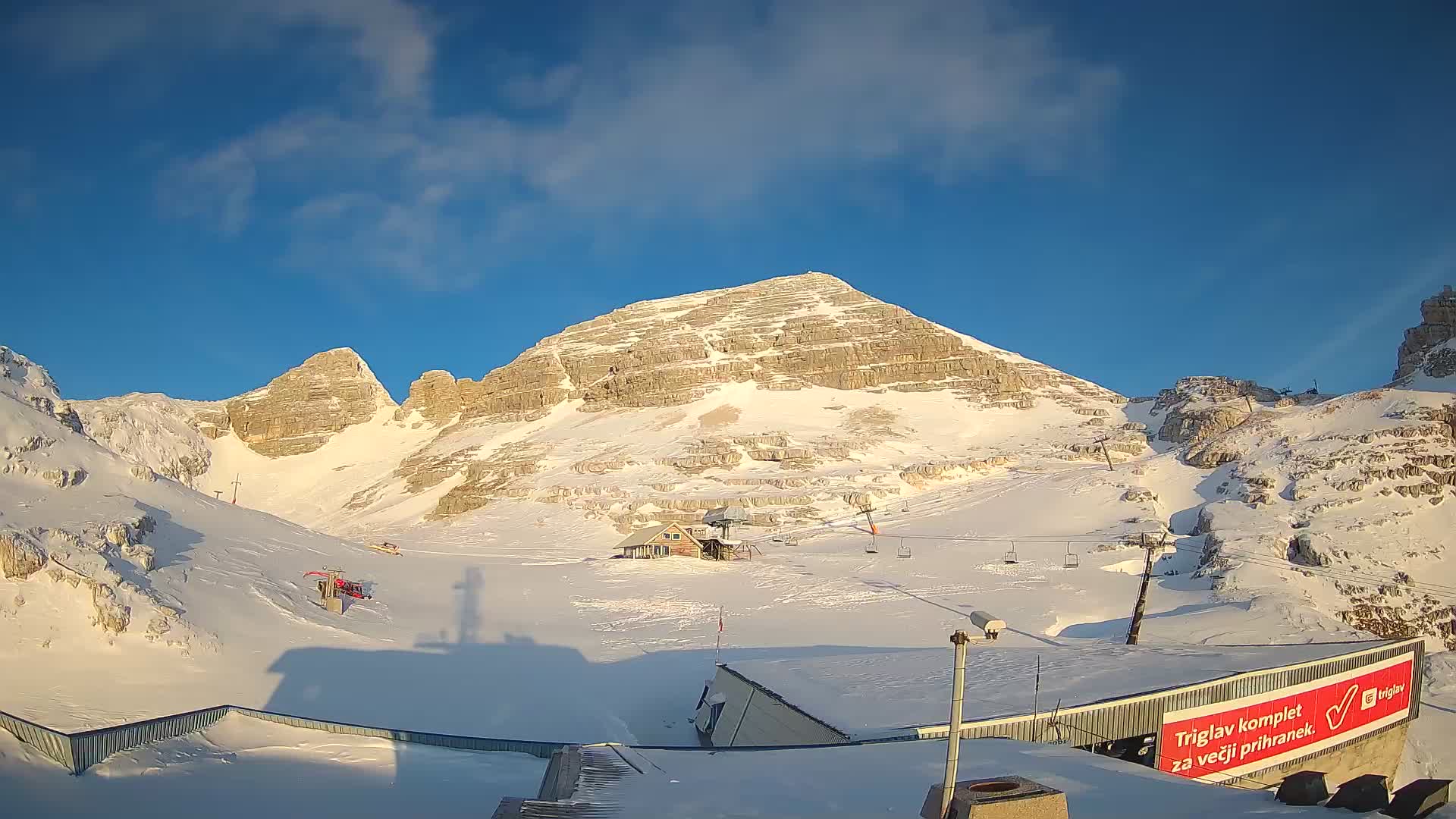 Stazione sciistica Kanin – vista verso Prestreljenik