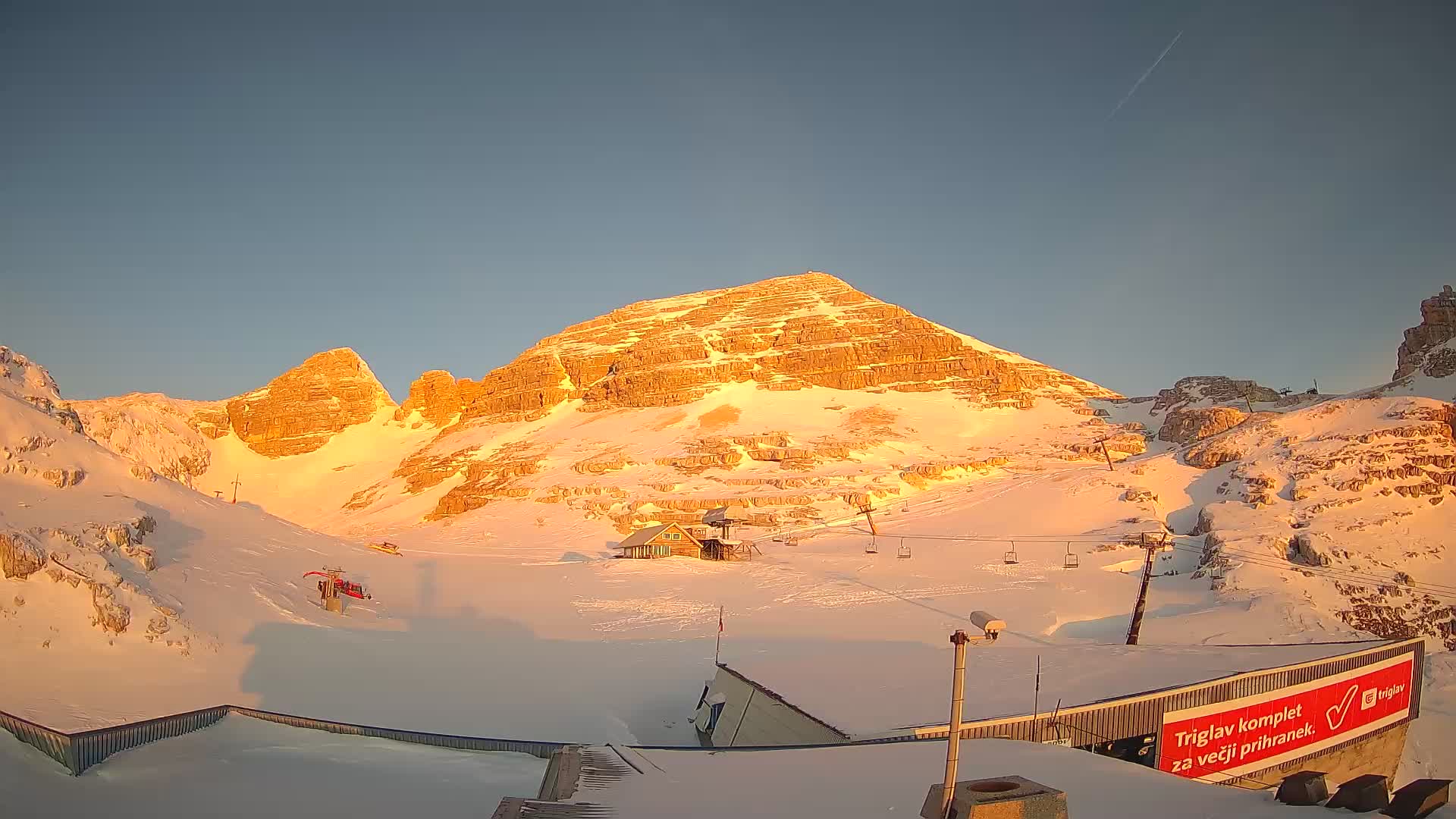 Skijalište Kanin – pogled na Prestreljenik