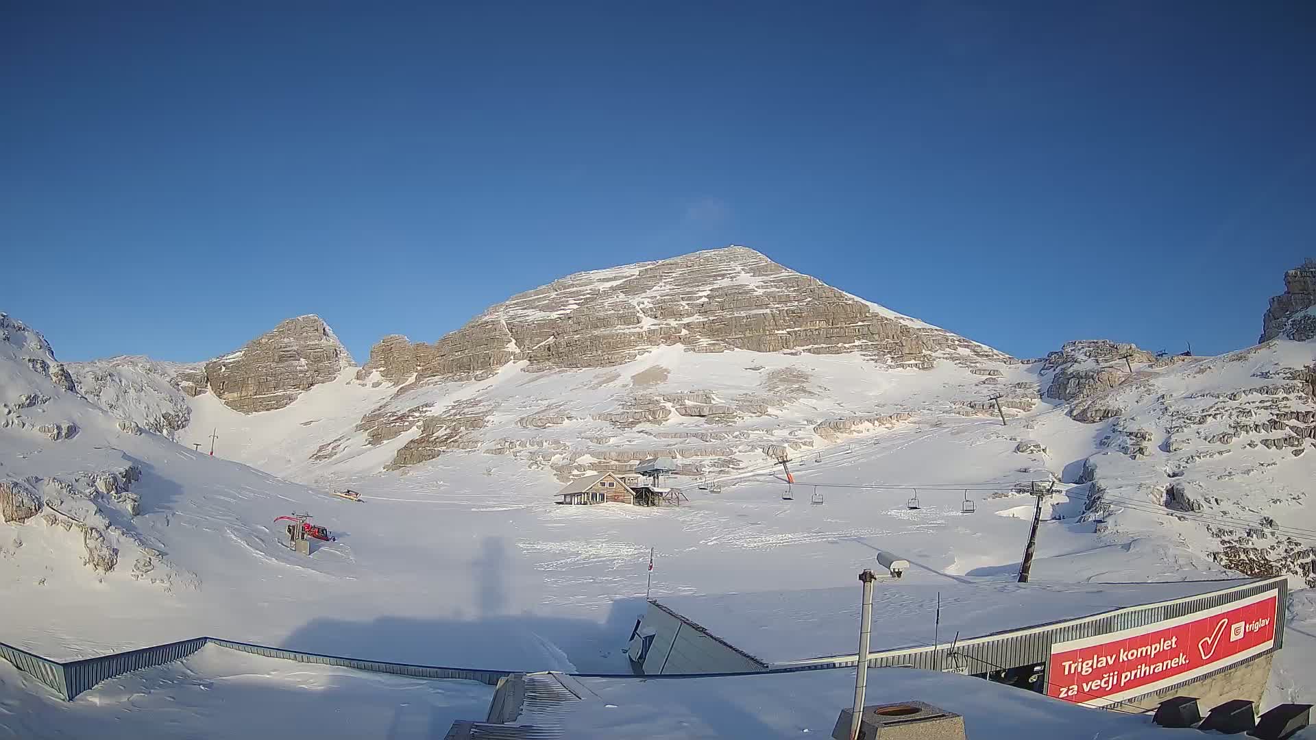 Skijalište Kanin – pogled na Prestreljenik